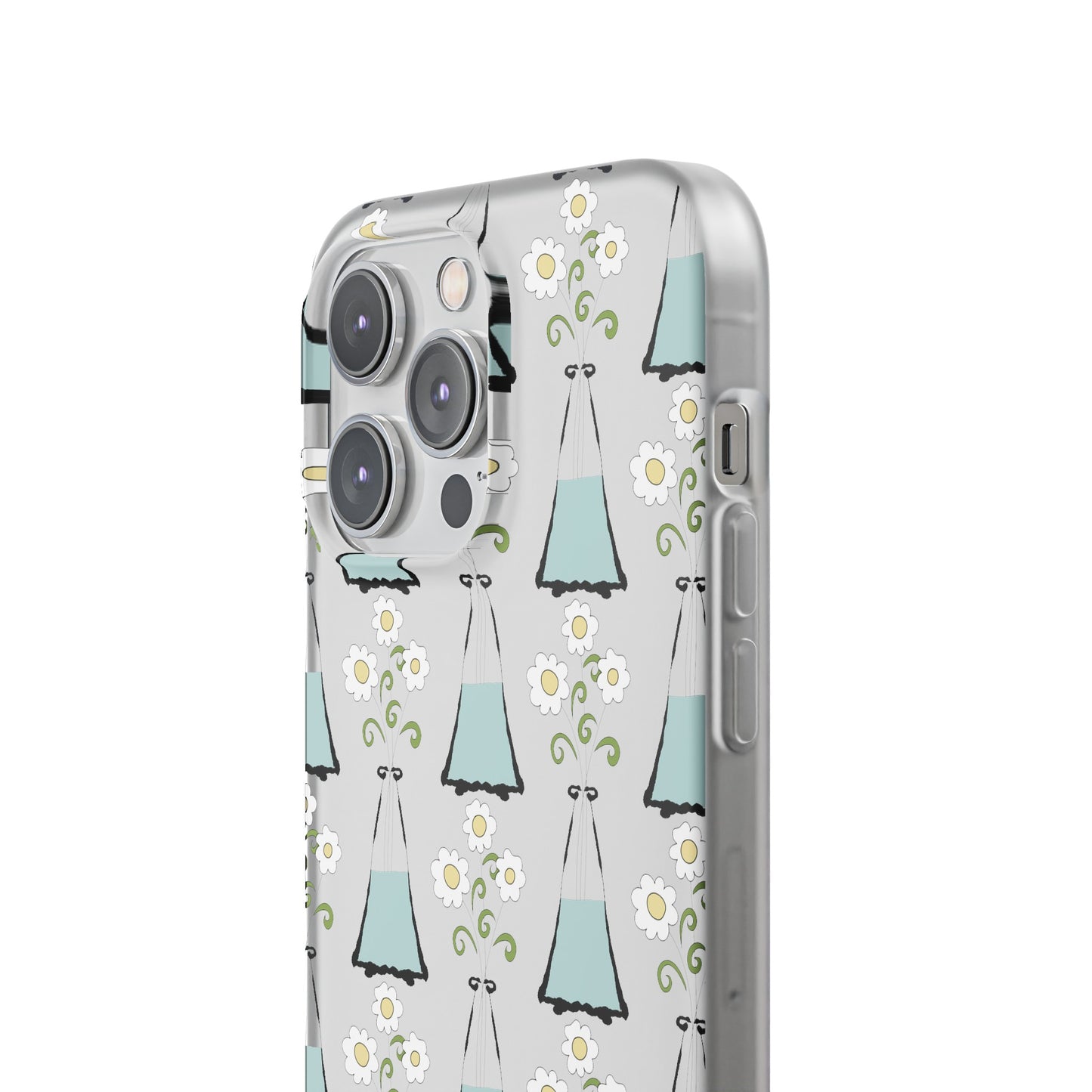 Daisies in a vase Flexi Cases for iPhone