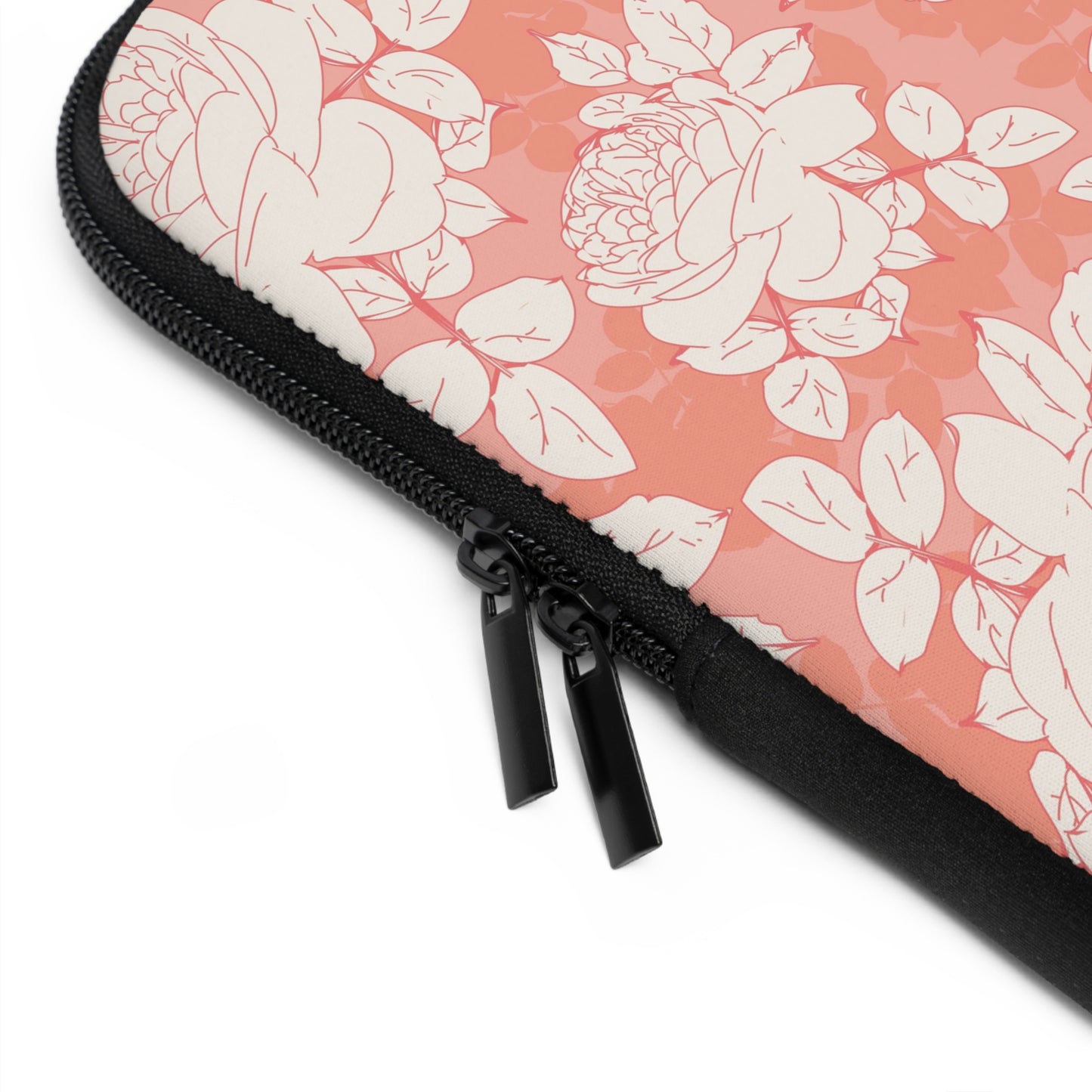 Peach and Cream Roses Laptop Sleeve