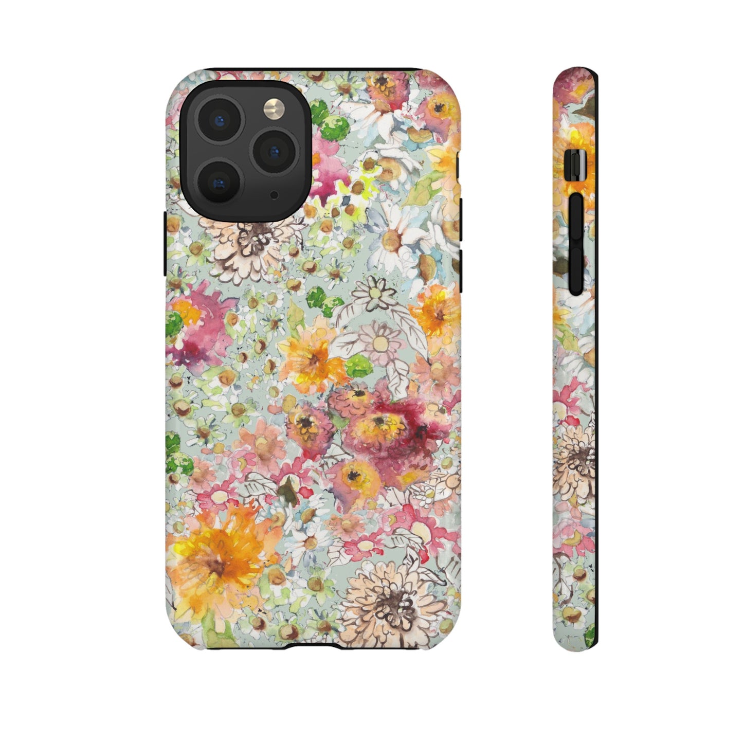 Farmhouse Floral Tough Cases for iPhone