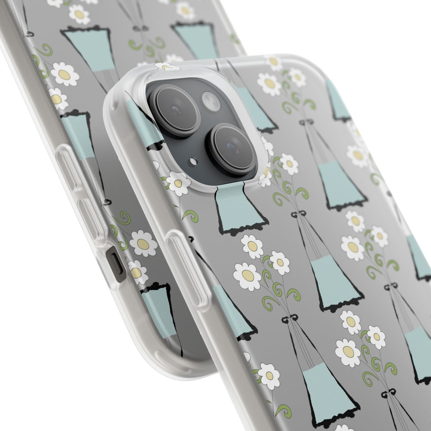 Daisies in a vase Flexi Cases for iPhone