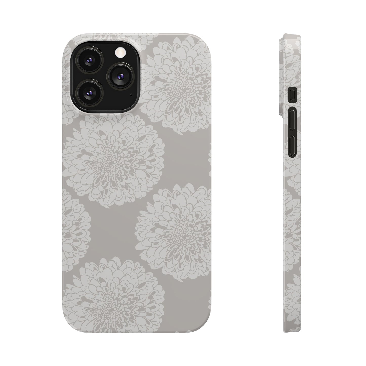 New Nouveau in Gray Slim Phone Cases