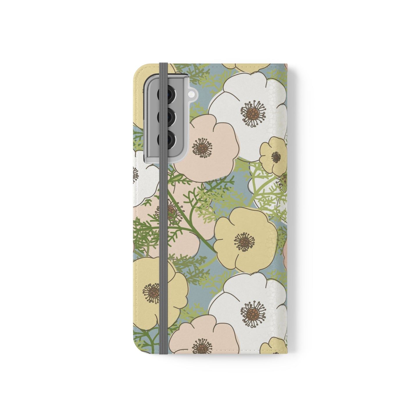 Playful Poppies Flip Cases for Samsung