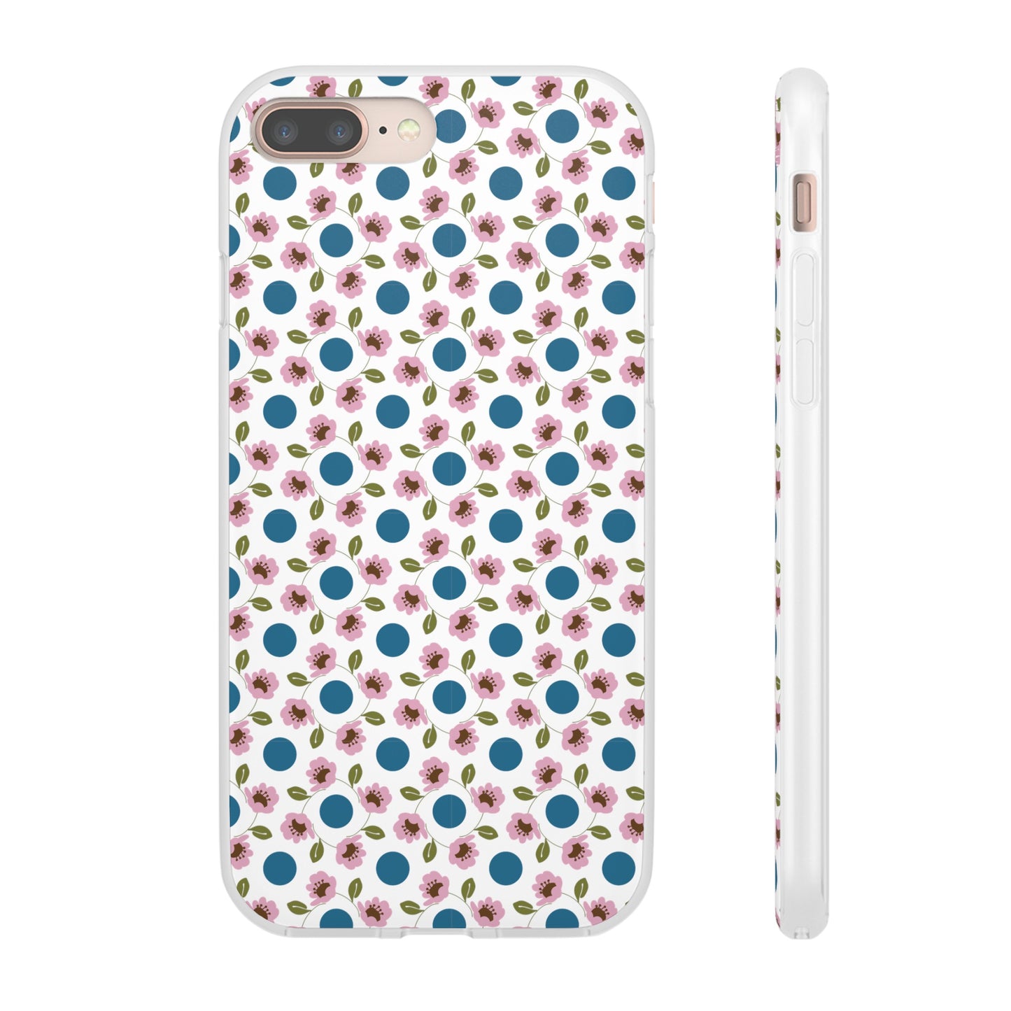 Wildflowers with Dots Flexi Cases for iPhone