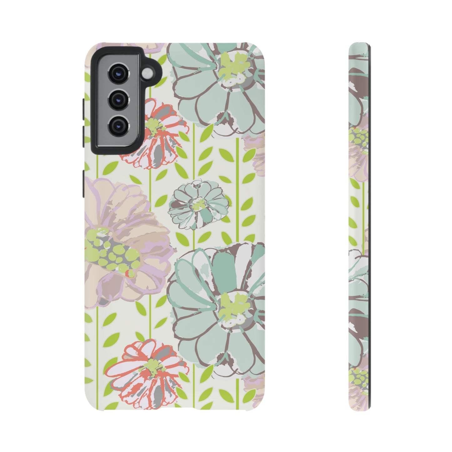 Soft Watercolor Floral Tough Cases for Samsung