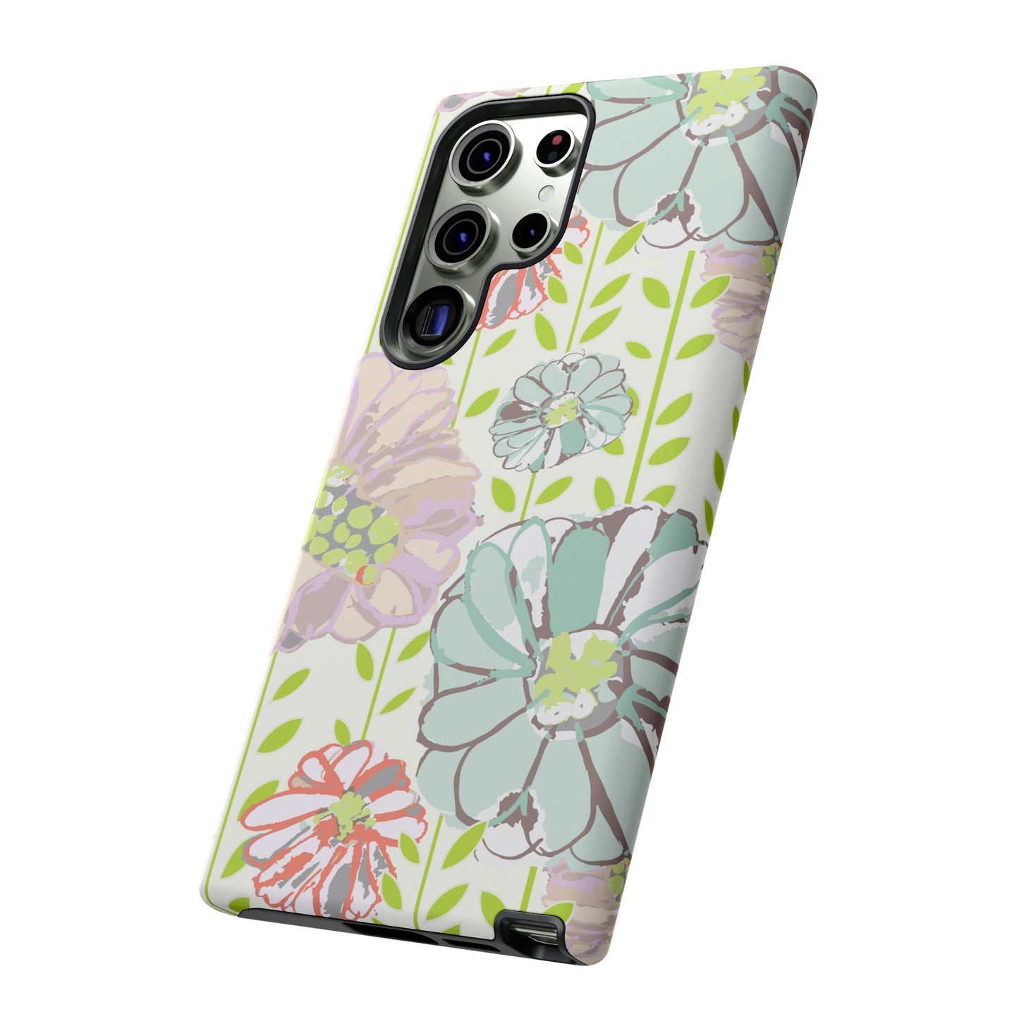 Soft Watercolor Floral Tough Cases for Samsung