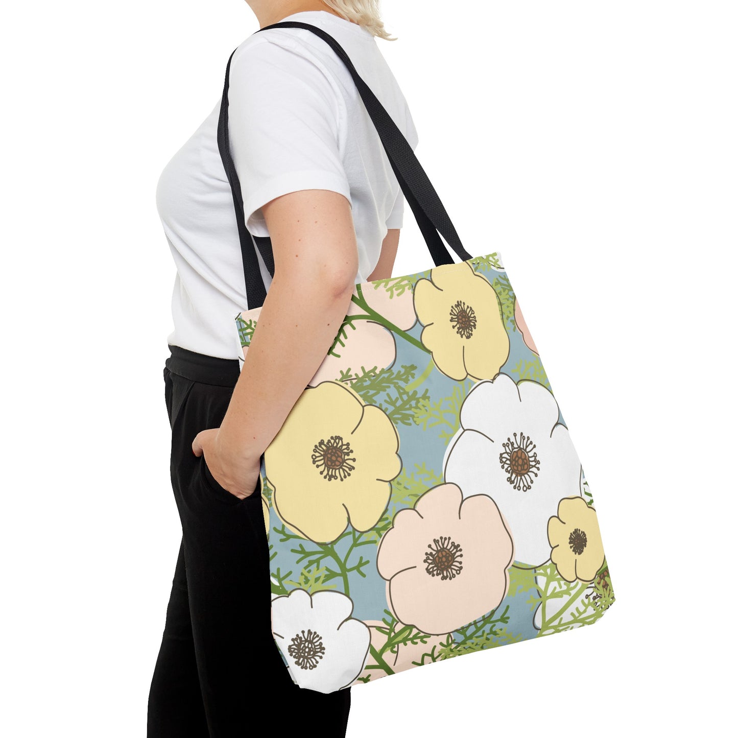 Playful Poppies Tote Bag