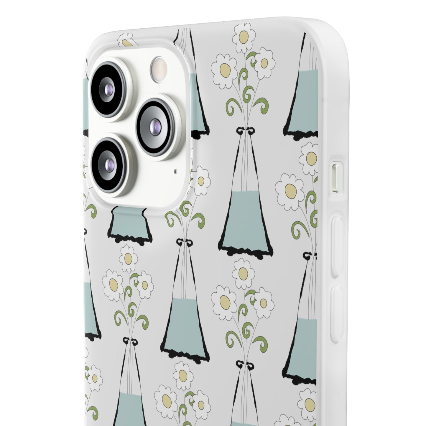 Daisies in a vase Flexi Cases for iPhone