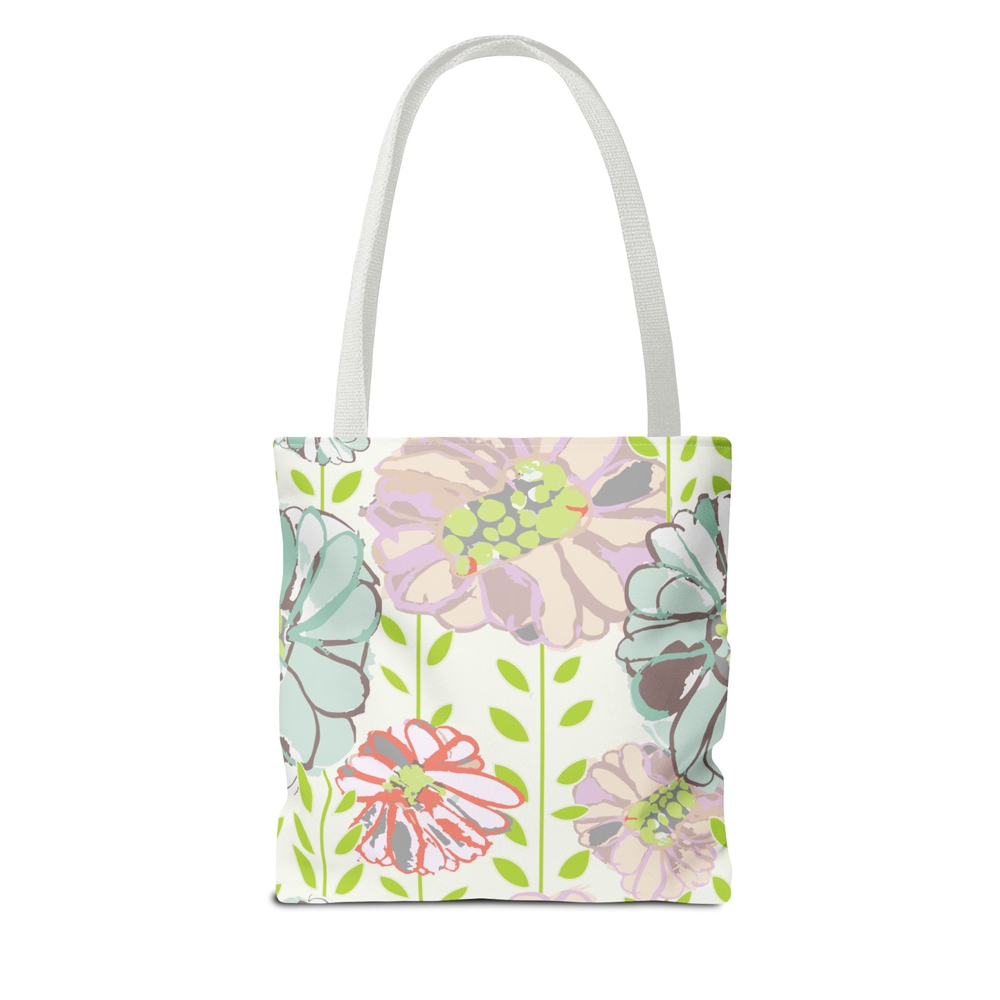 Soft Watercolor Floral Tote Bag