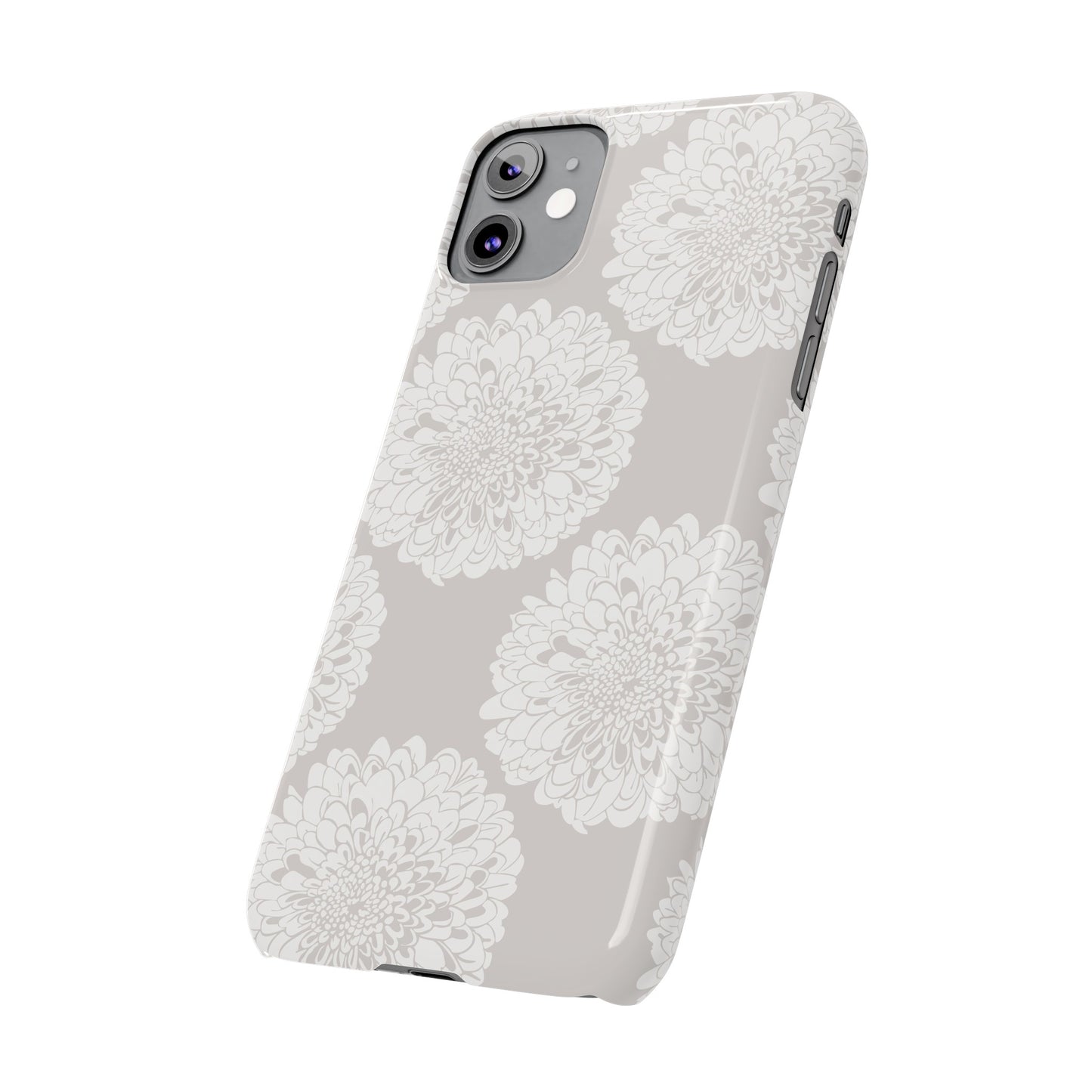 New Nouveau in Gray Slim Phone Cases