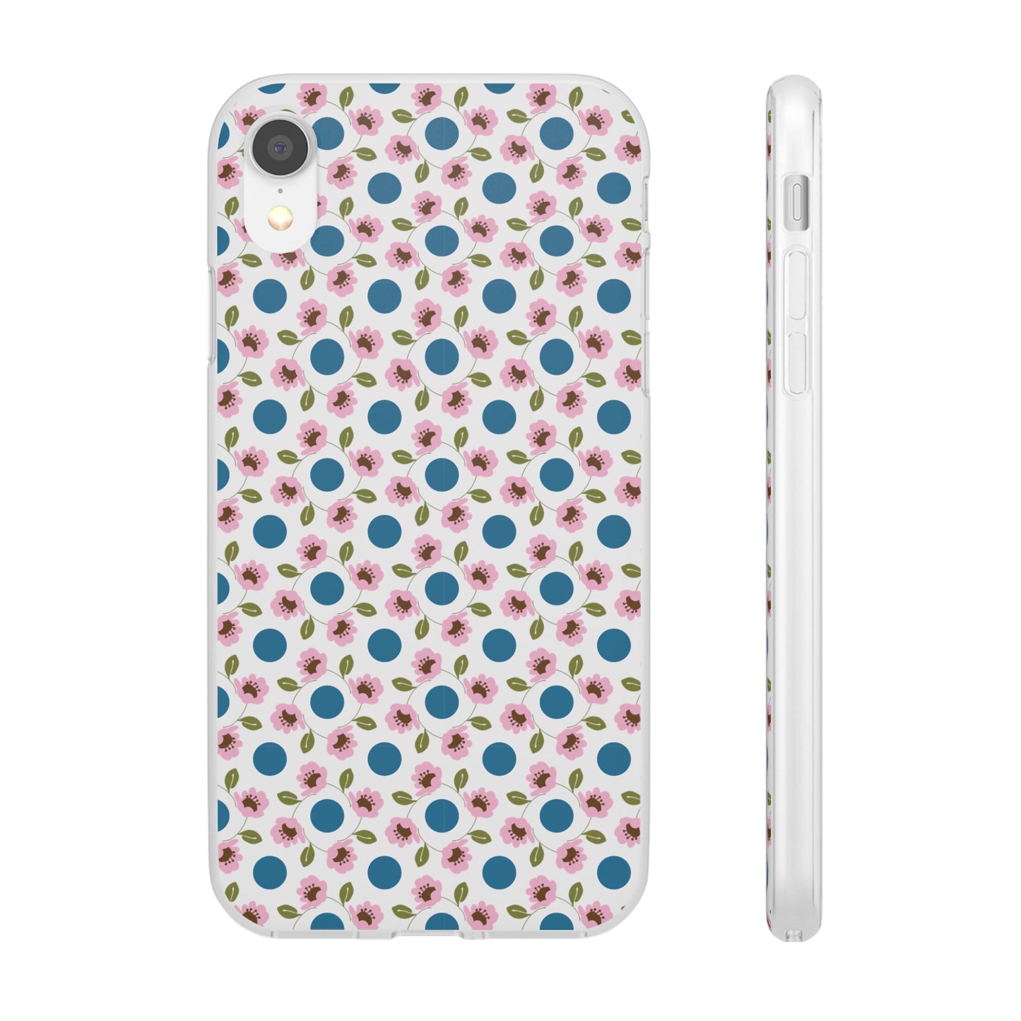 Wildflowers with Dots Flexi Cases for iPhone