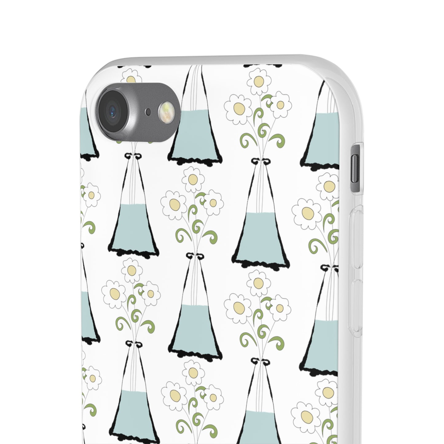 Daisies in a vase Flexi Cases for iPhone