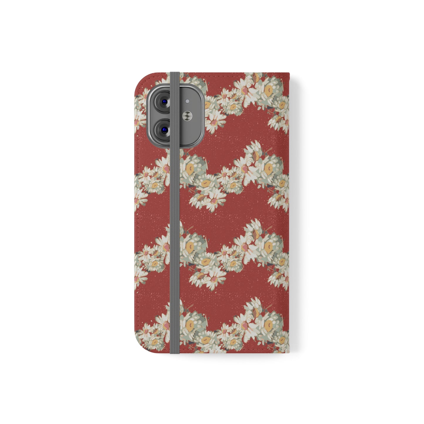 Daisies Stripe Flip Cases for iPhone