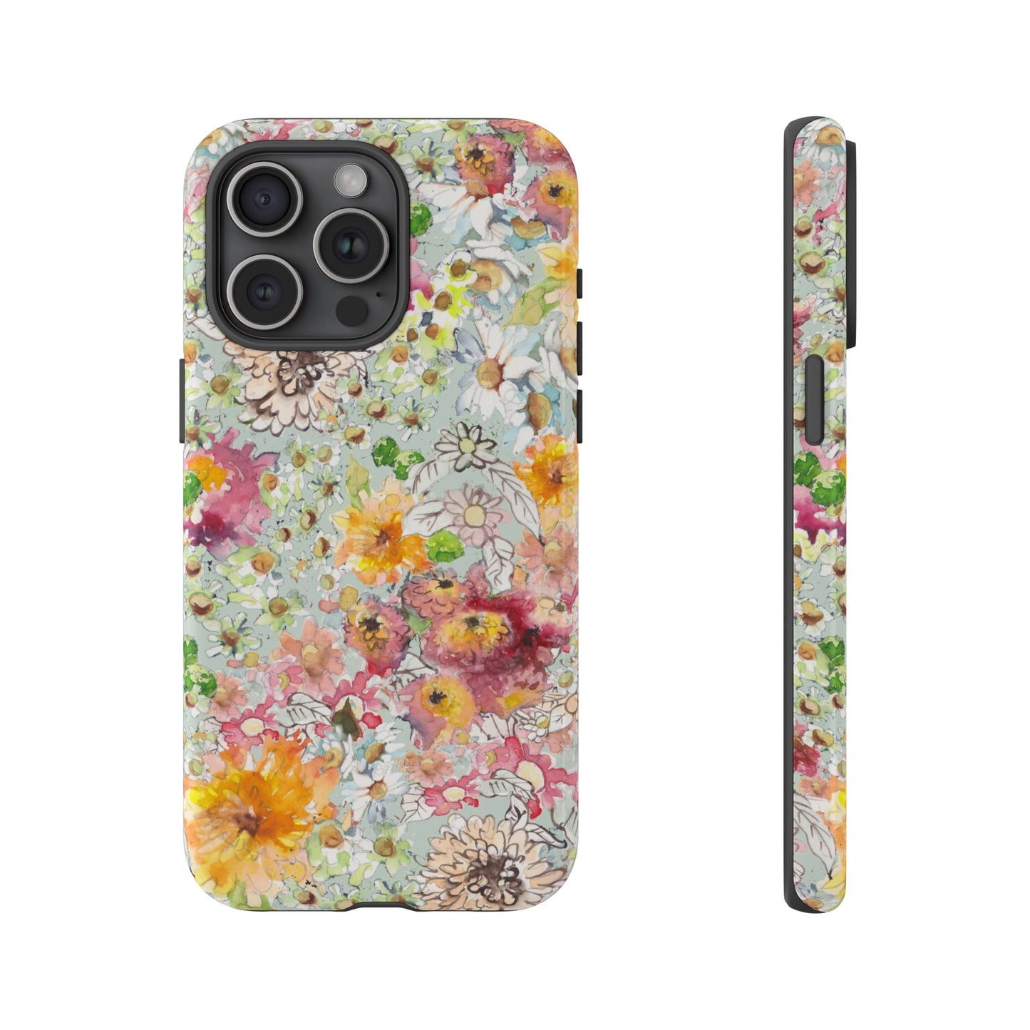 Farmhouse Floral Tough Cases for iPhone