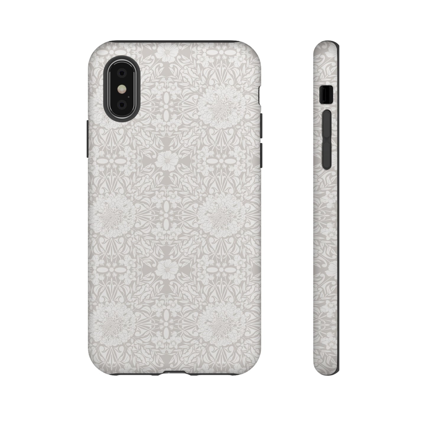 New Nouveau in Gray Tough Cases for iPhone