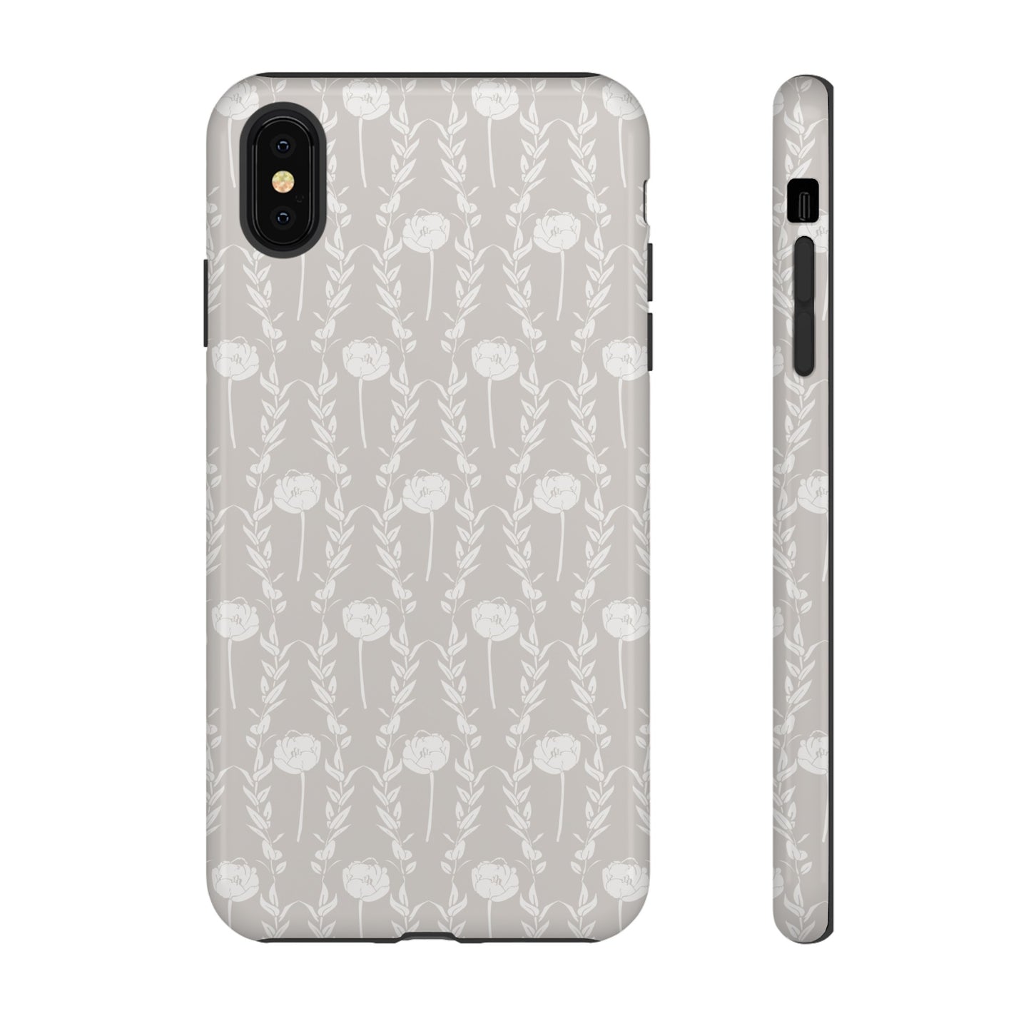 New Nouveau in Gray Tough Cases for iPhone