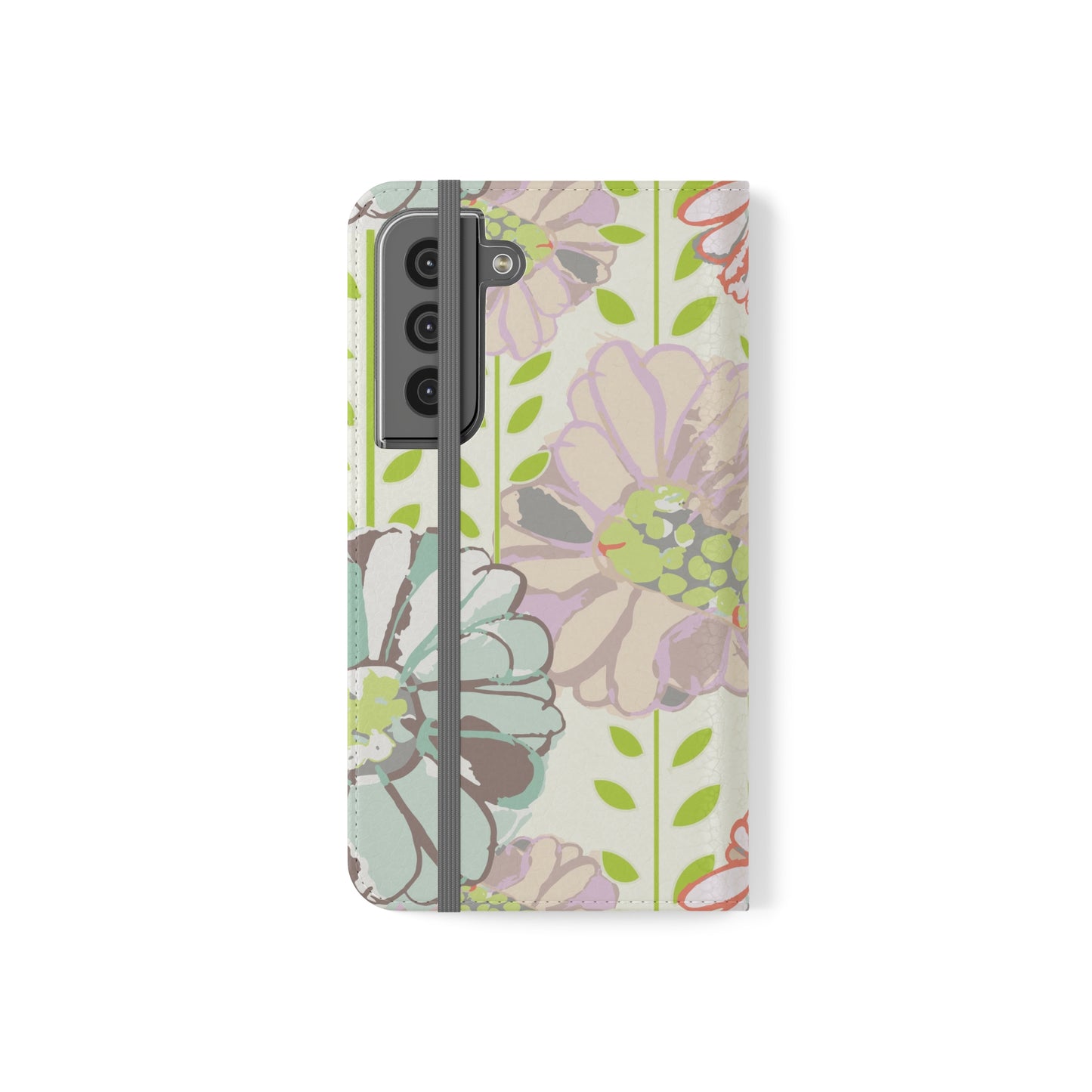 Soft Watercolor Floral Flip Cases for Samsung