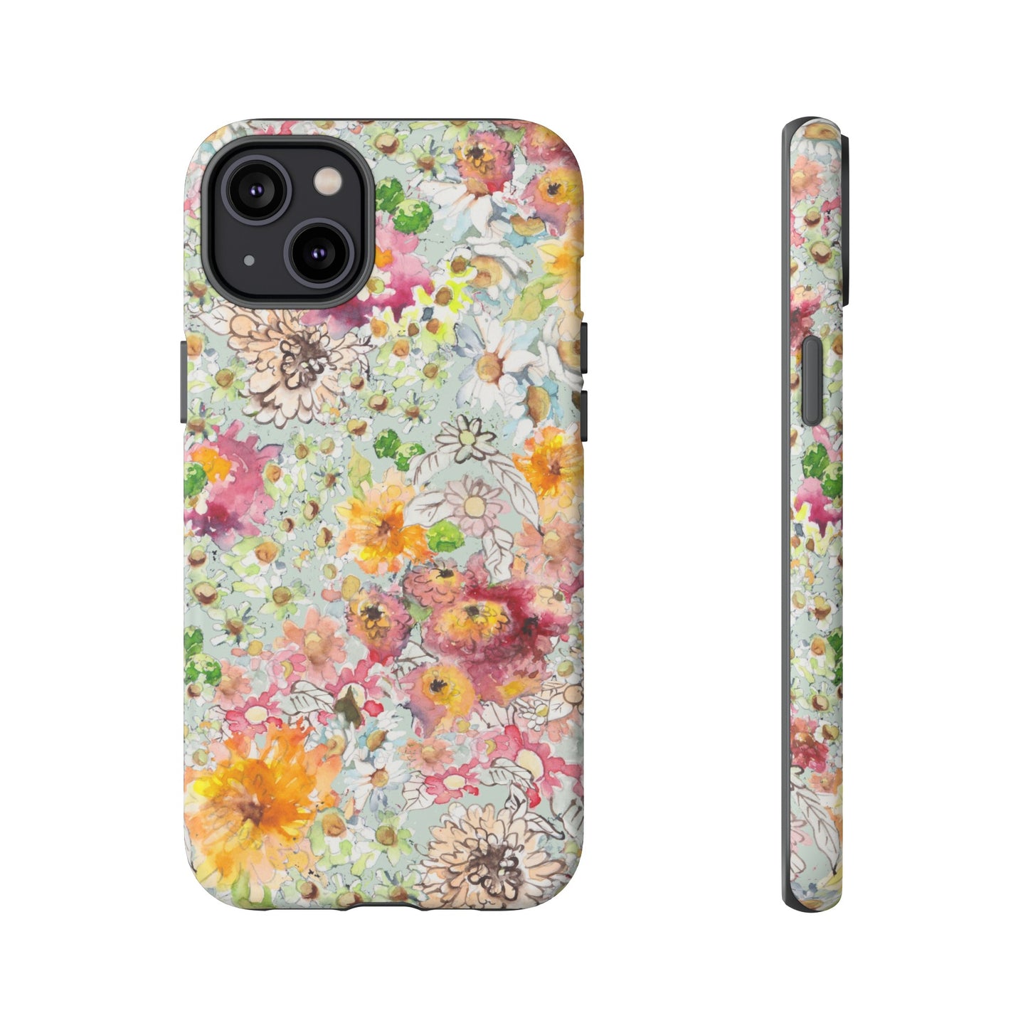 Farmhouse Floral Tough Cases for iPhone