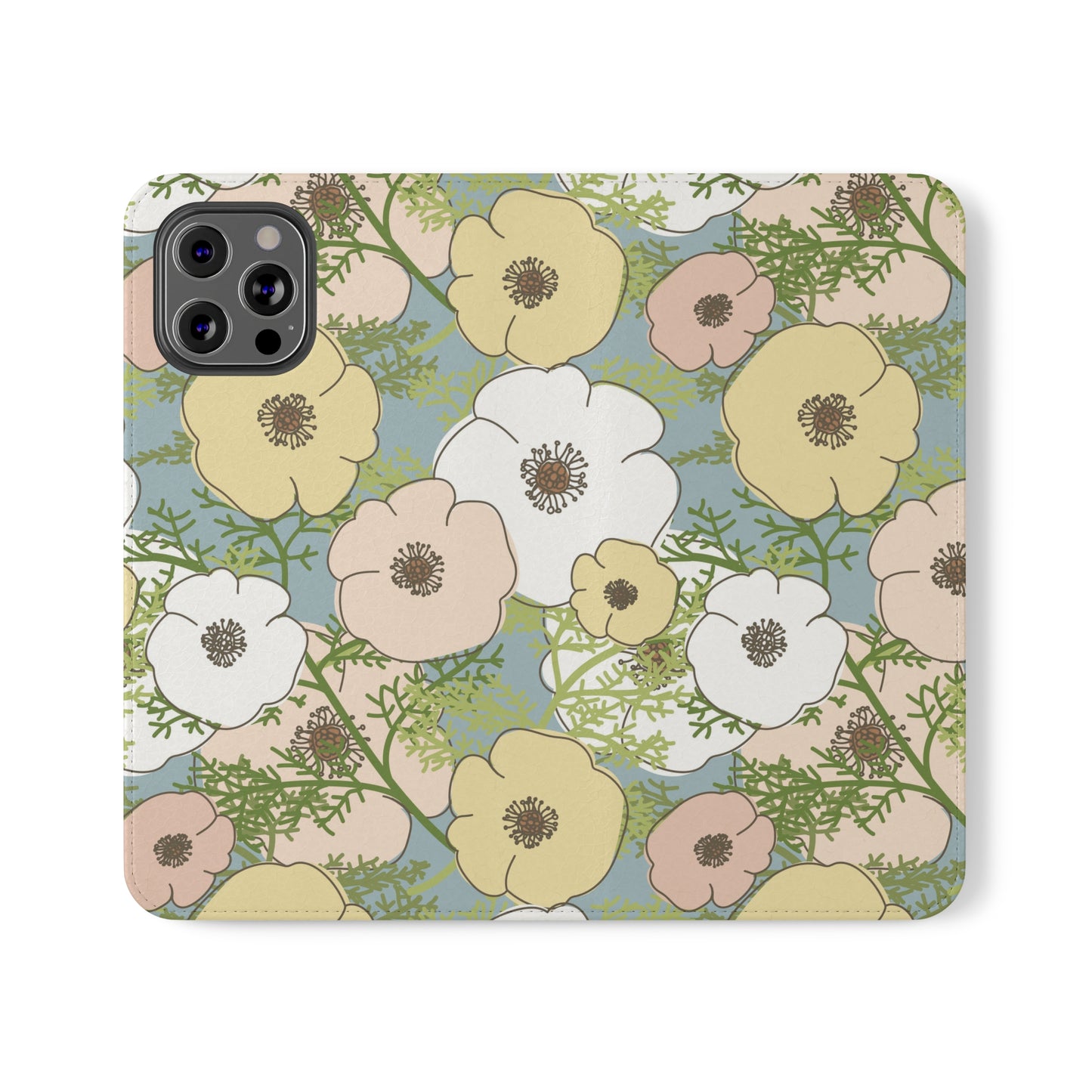 Playful Poppies Flip Cases for iPhone