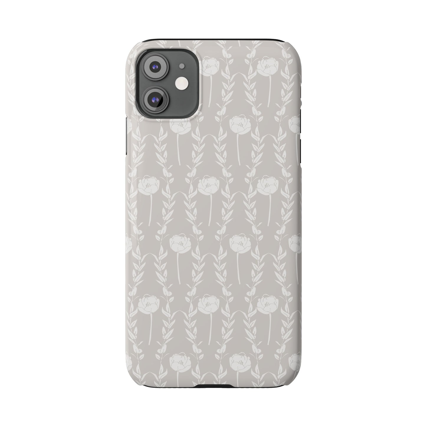 New Nouveau in Gray Slim Phone Cases