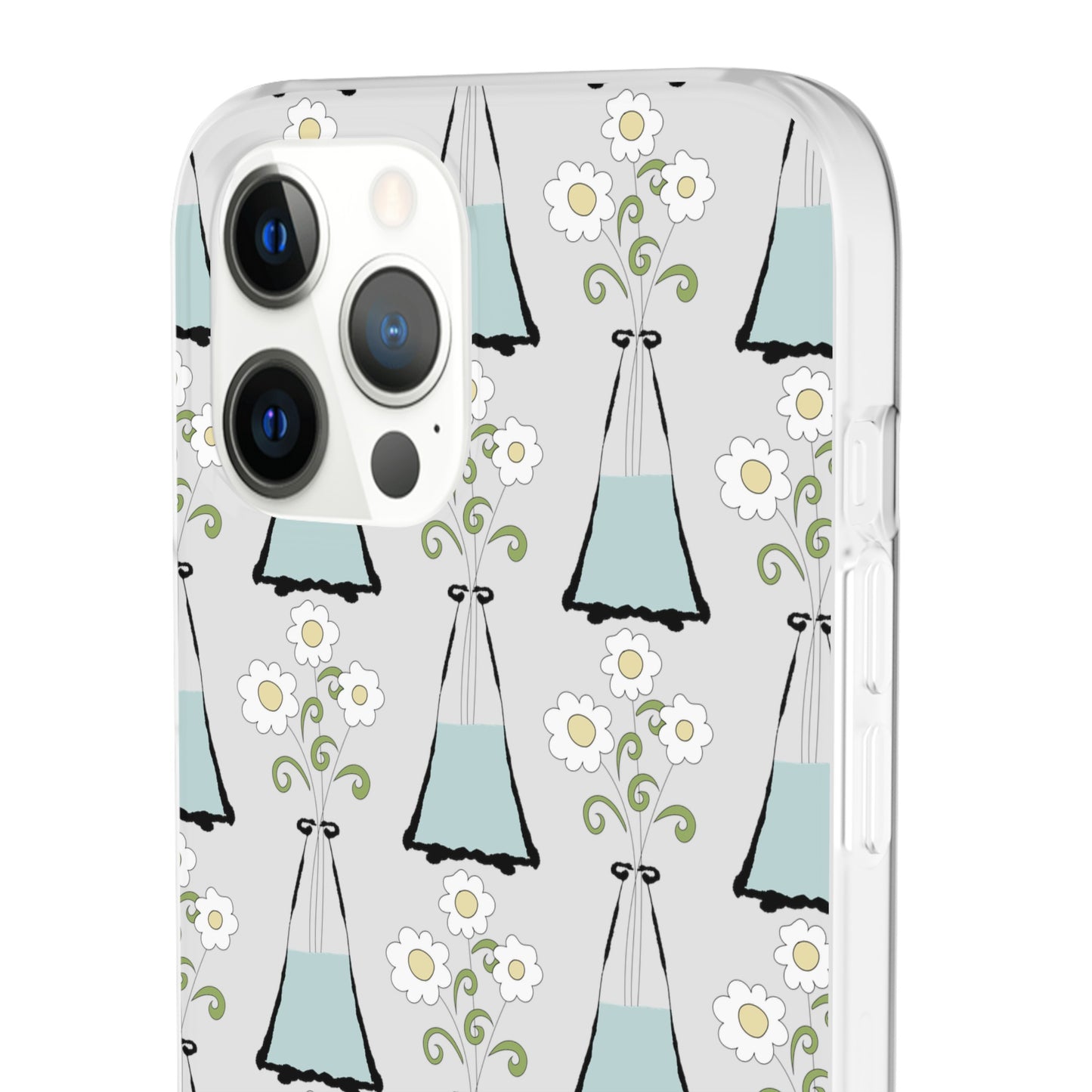 Daisies in a vase Flexi Cases for iPhone