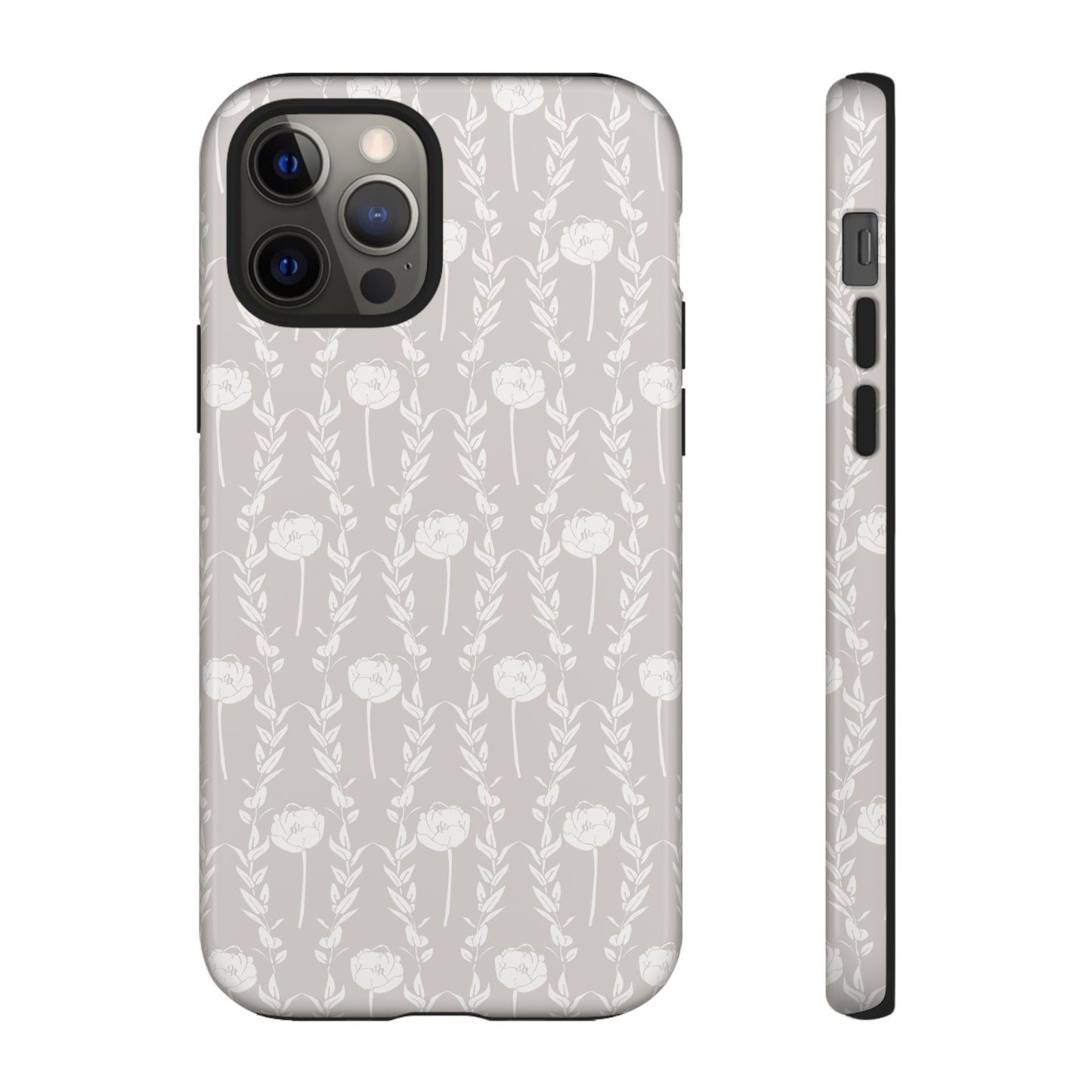 New Nouveau in Gray Tough Cases for iPhone