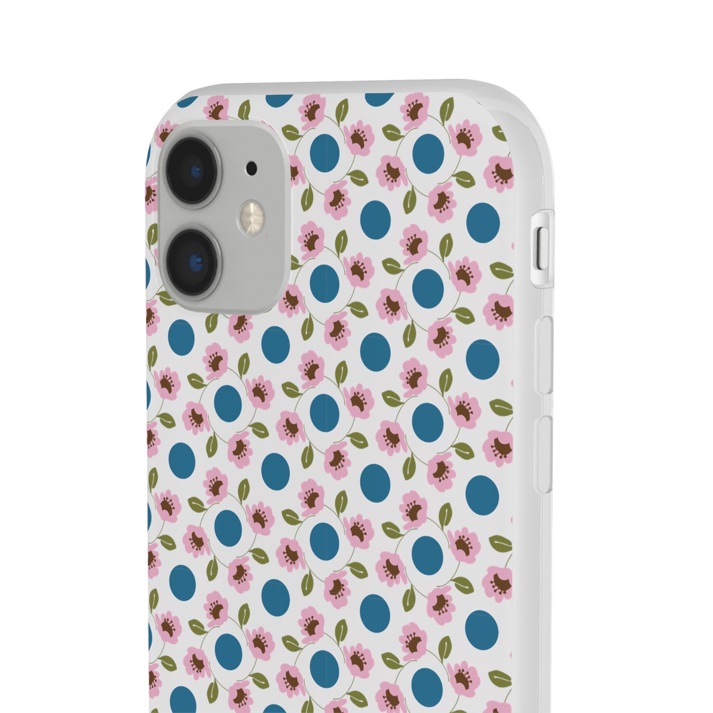 Wildflowers with Dots Flexi Cases for iPhone