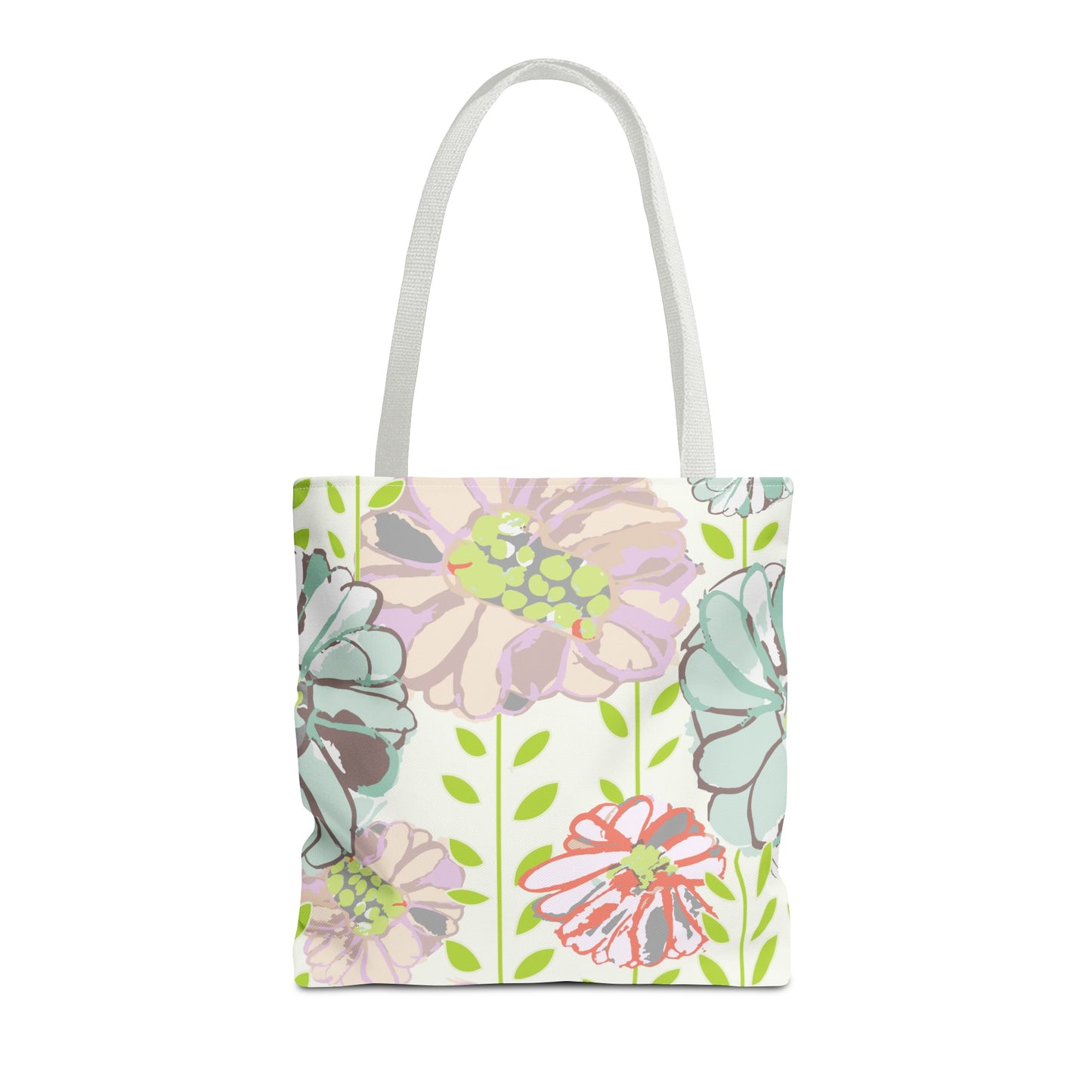 Soft Watercolor Floral Tote Bag