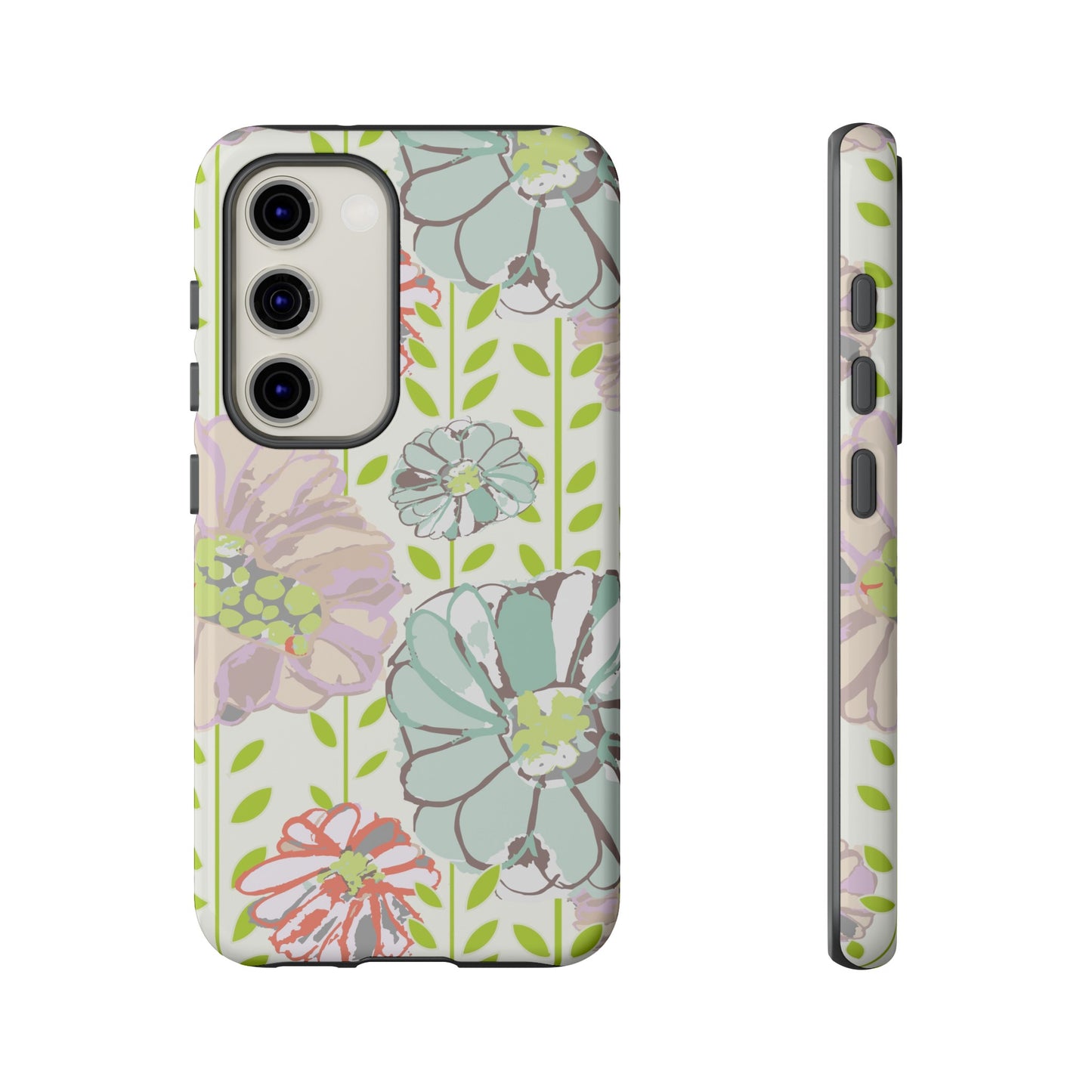 Soft Watercolor Floral Tough Cases for Samsung