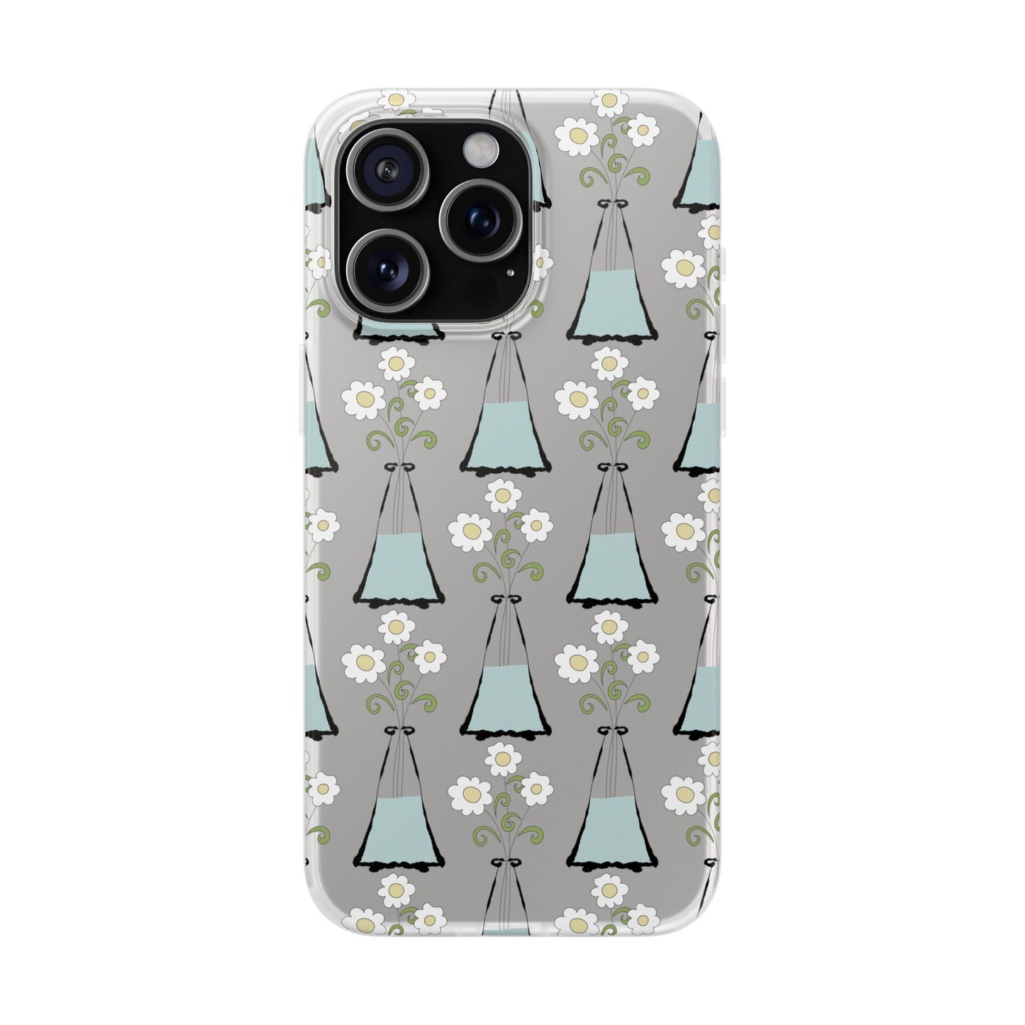 Daisies in a vase Flexi Cases for iPhone