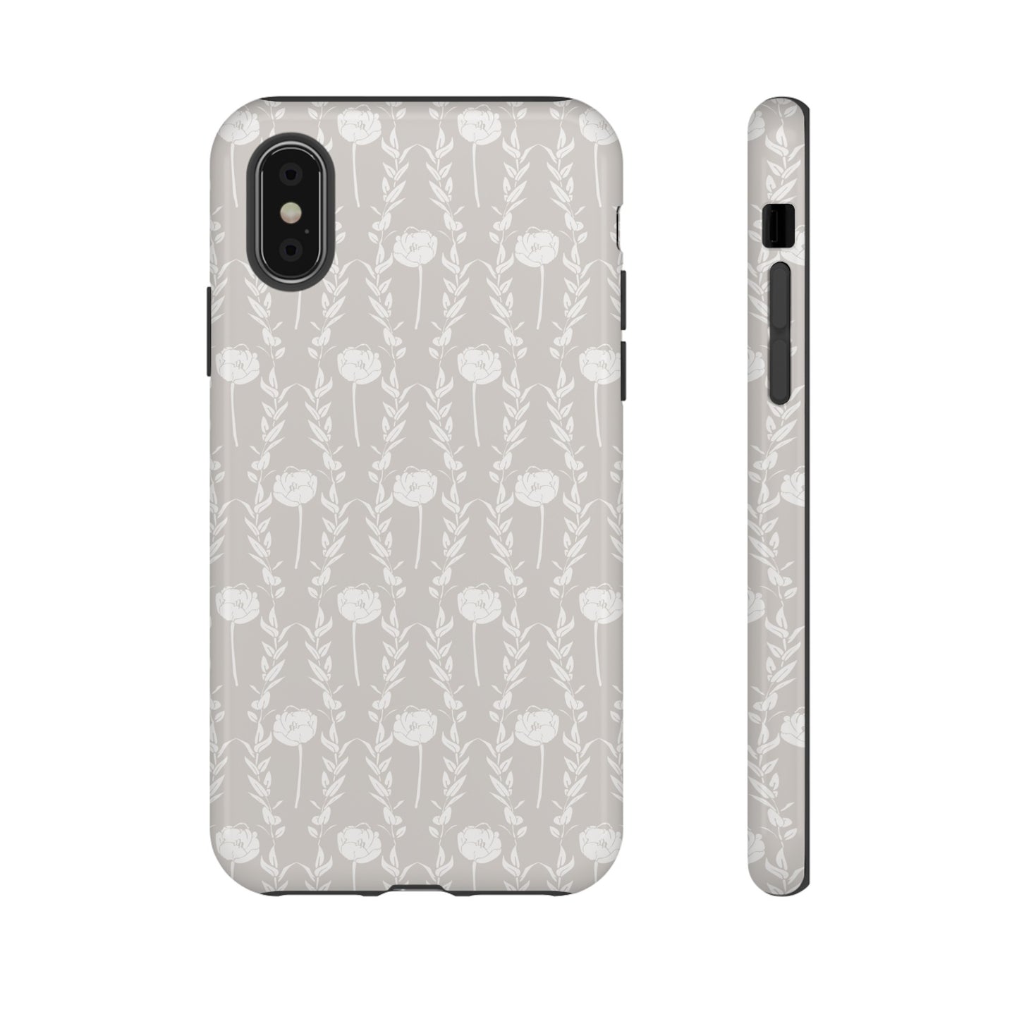 New Nouveau in Gray Tough Cases for iPhone