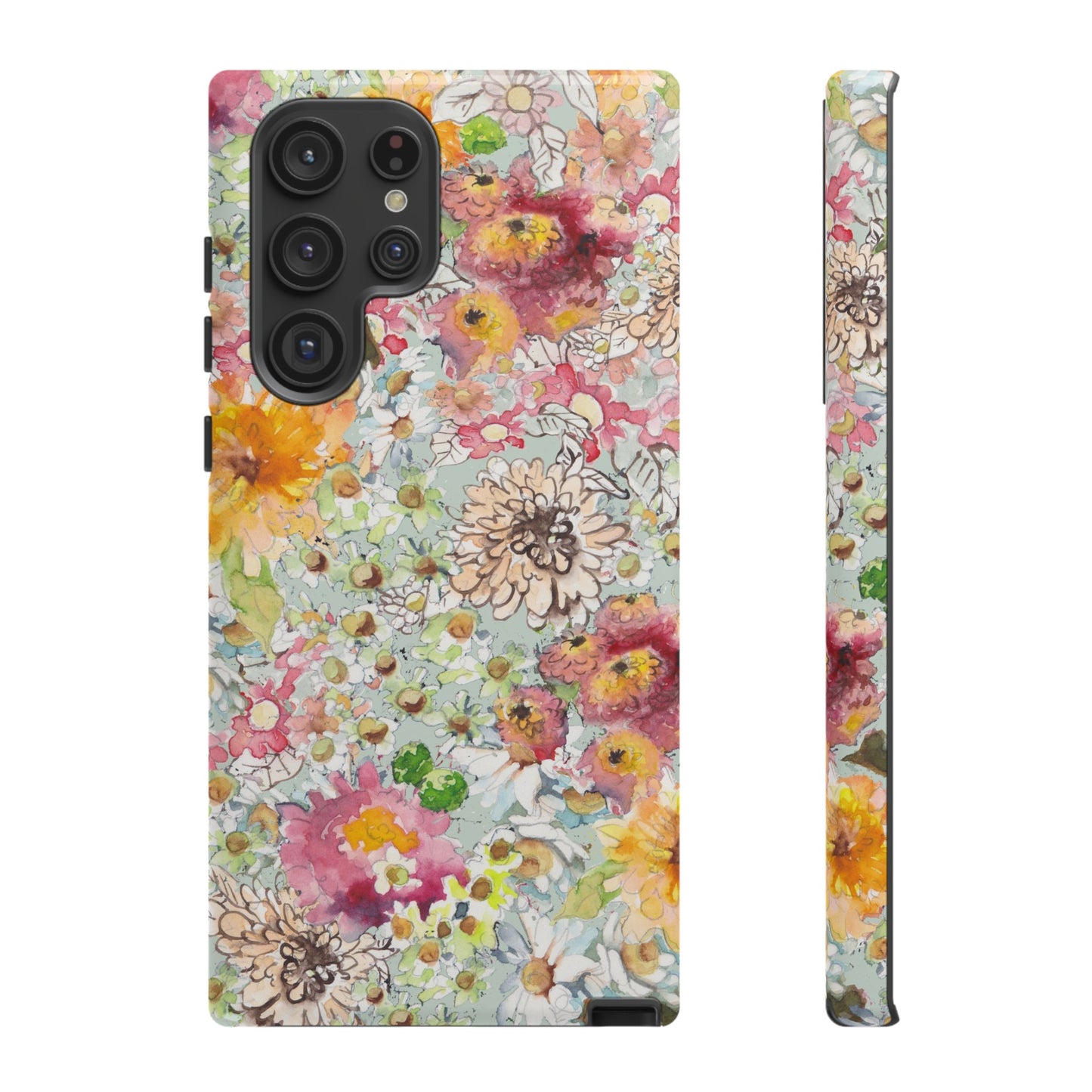 Farmhouse Floral Tough Cases for Samsung