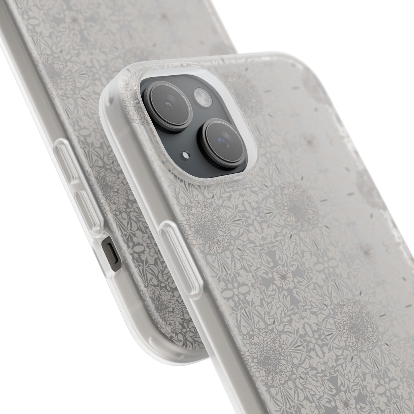 New Nouveau in Gray Flexi Cases for iPhone