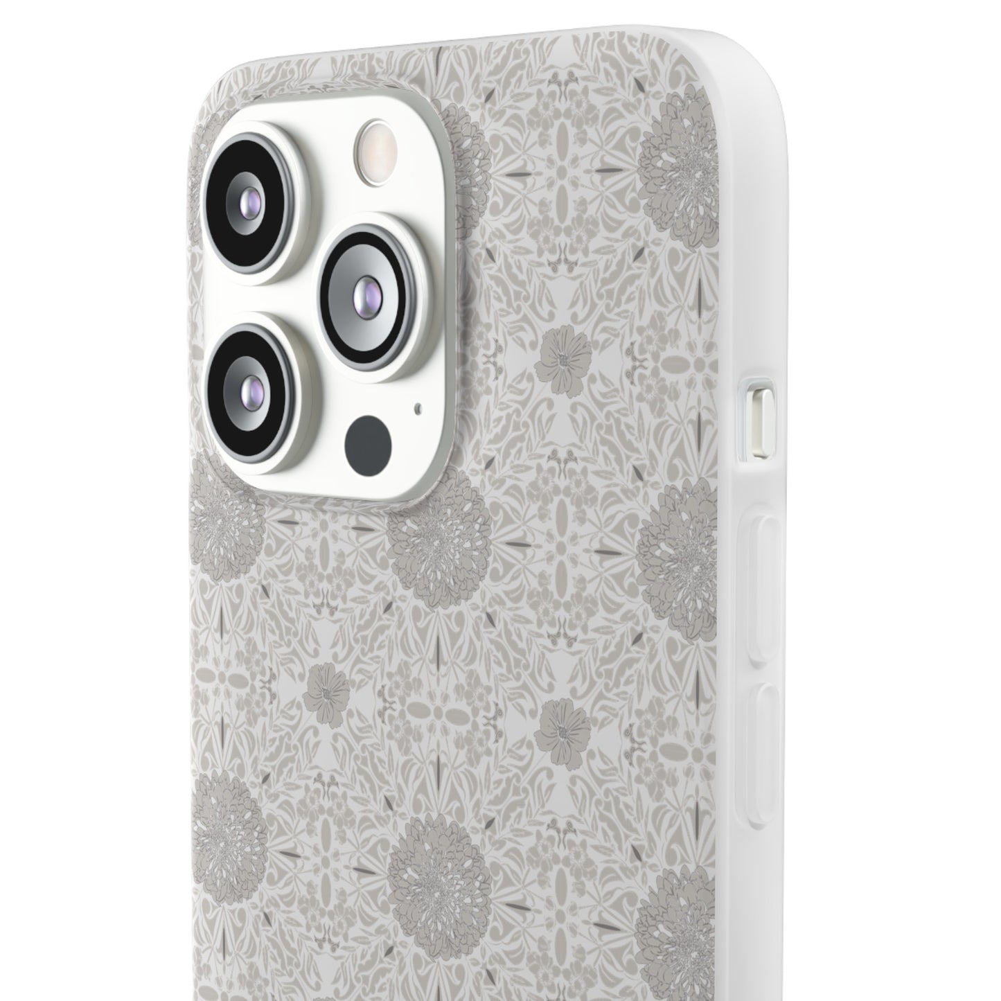 New Nouveau in Gray Flexi Cases for iPhone