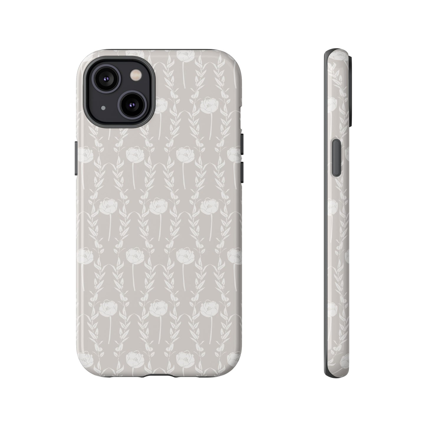 New Nouveau in Gray Tough Cases for iPhone