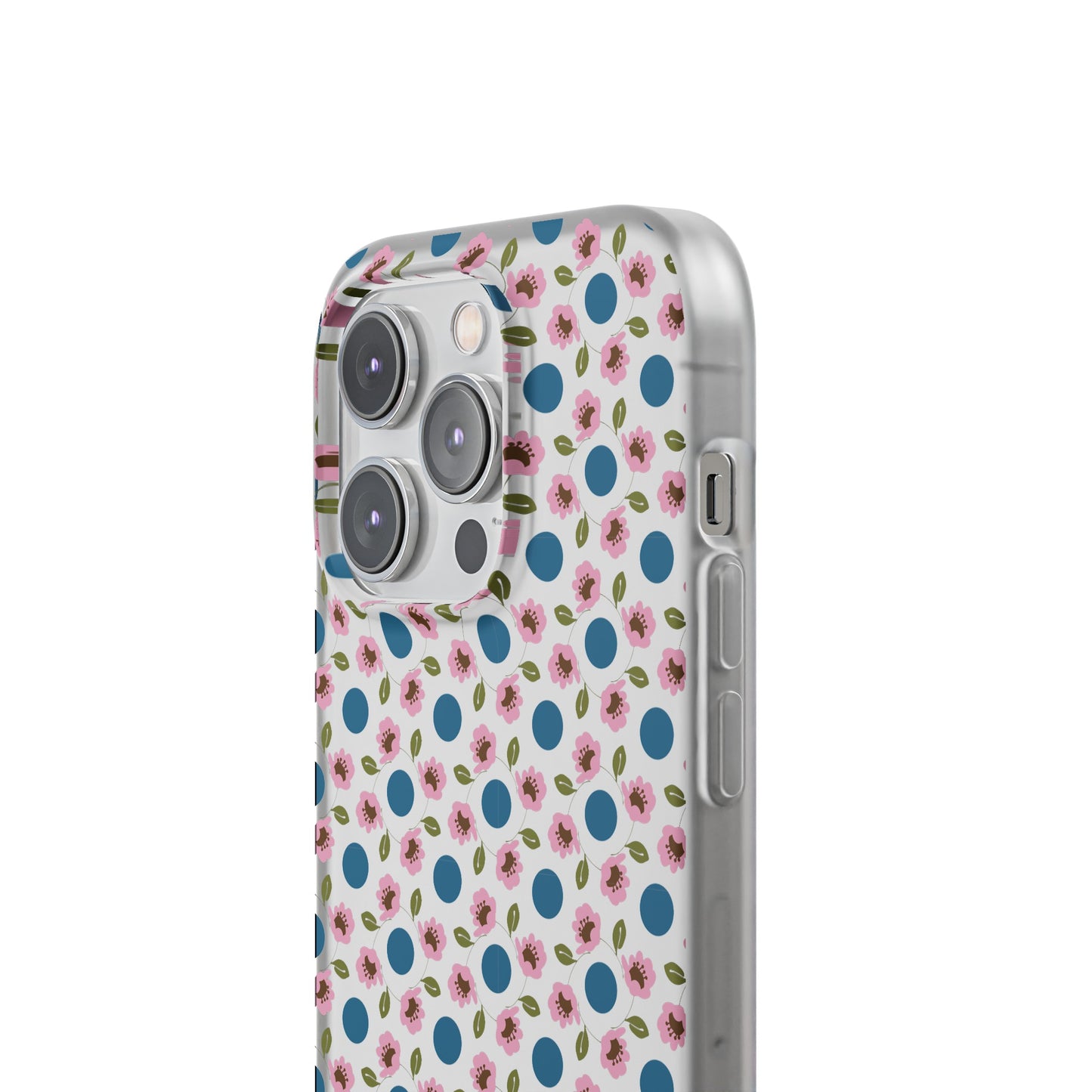 Wildflowers with Dots Flexi Cases for iPhone