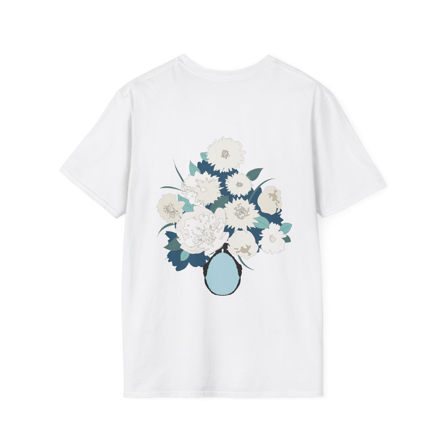 White Flowers Softstyle T-Shirt