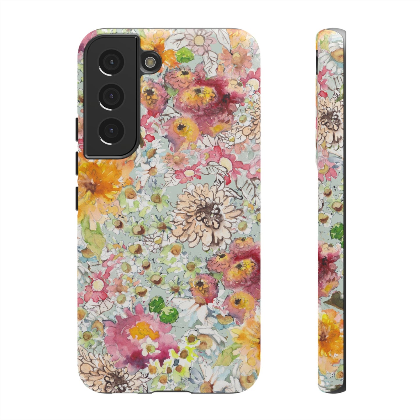 Farmhouse Floral Tough Cases for Samsung