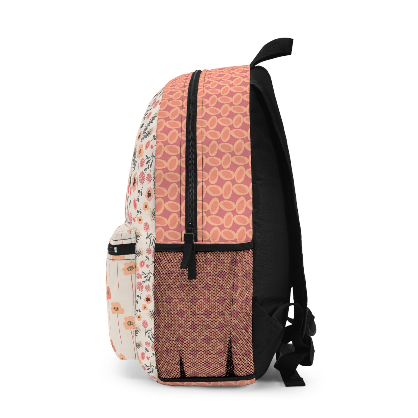 Peach and Wildflowers Backpack