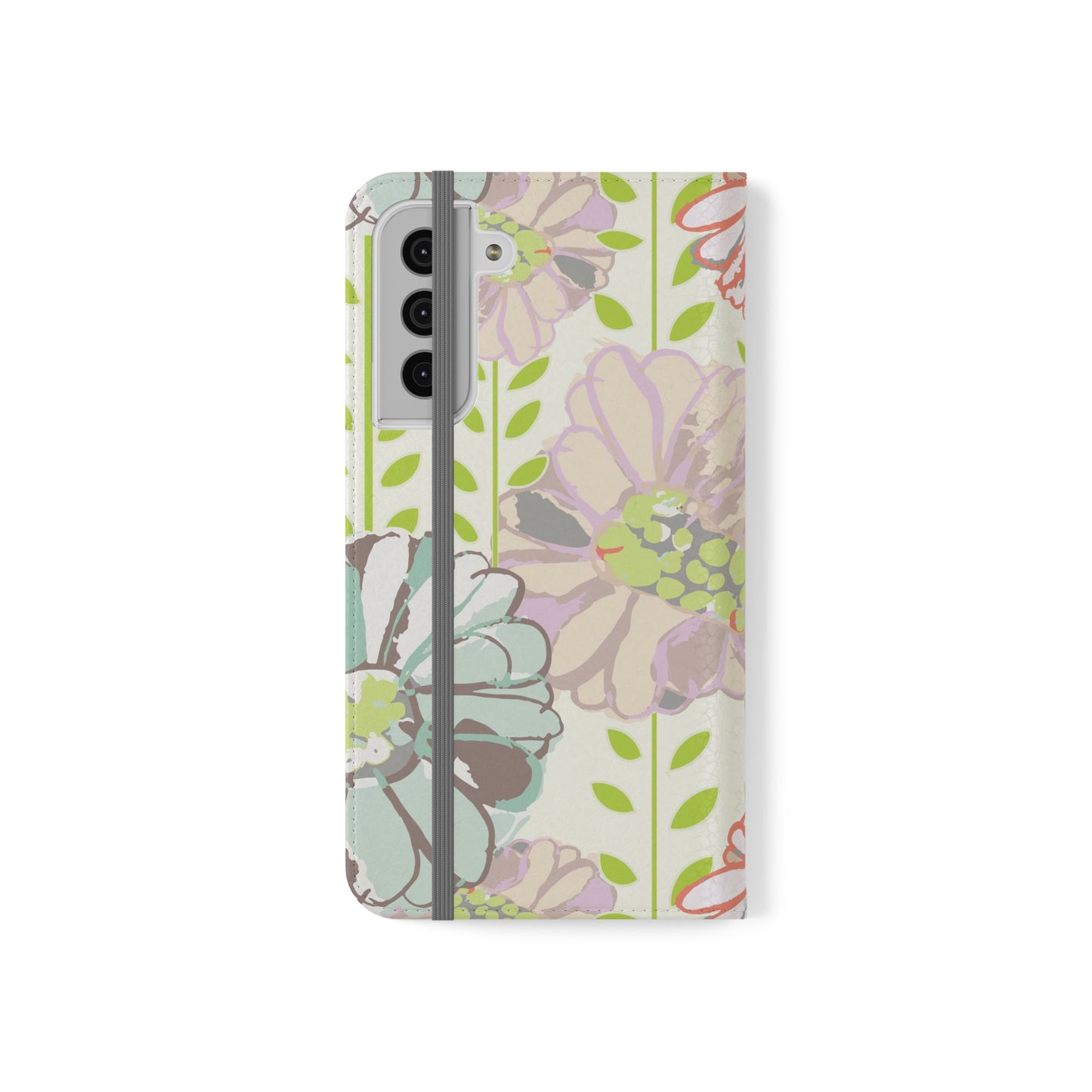 Soft Watercolor Floral Flip Cases for Samsung