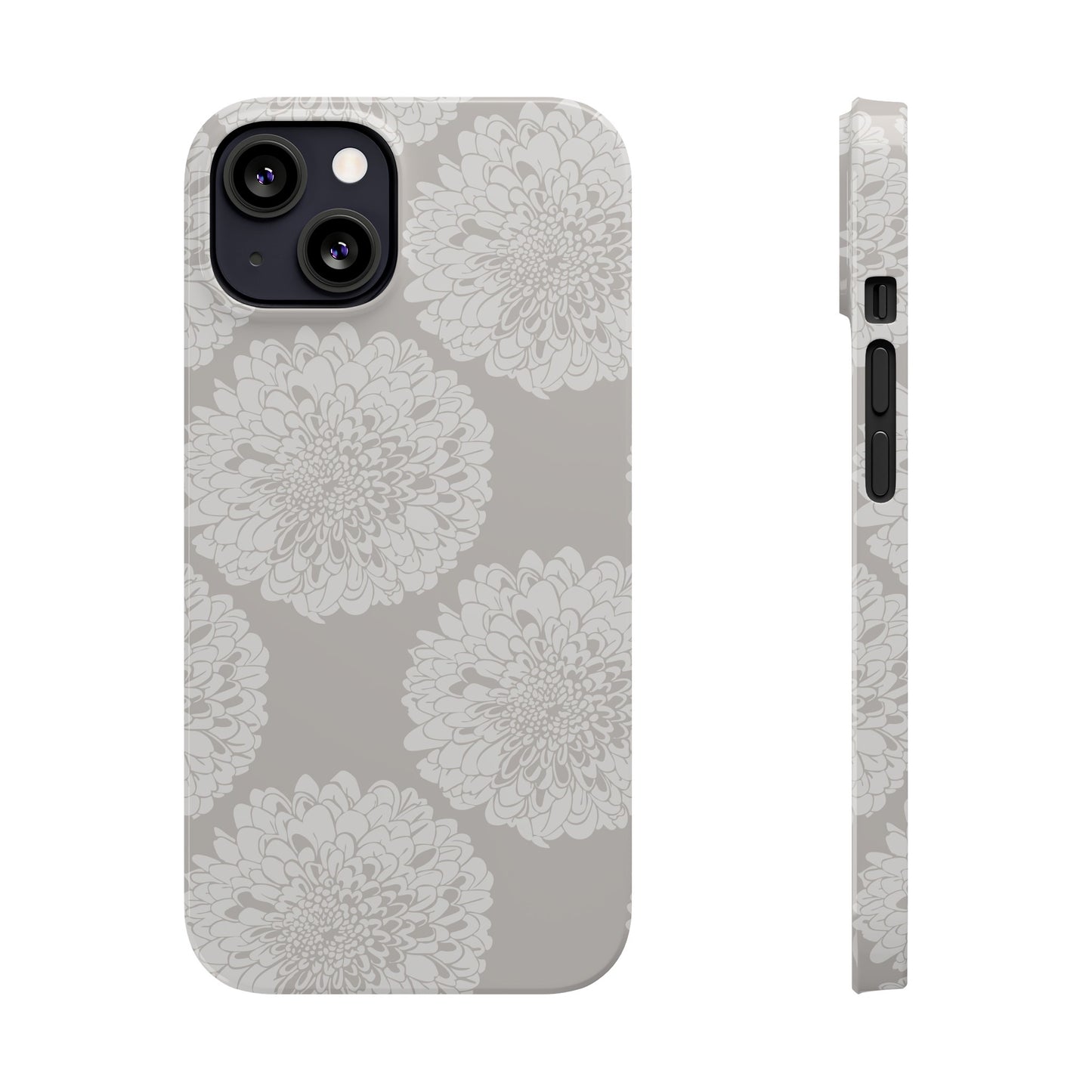 New Nouveau in Gray Slim Phone Cases