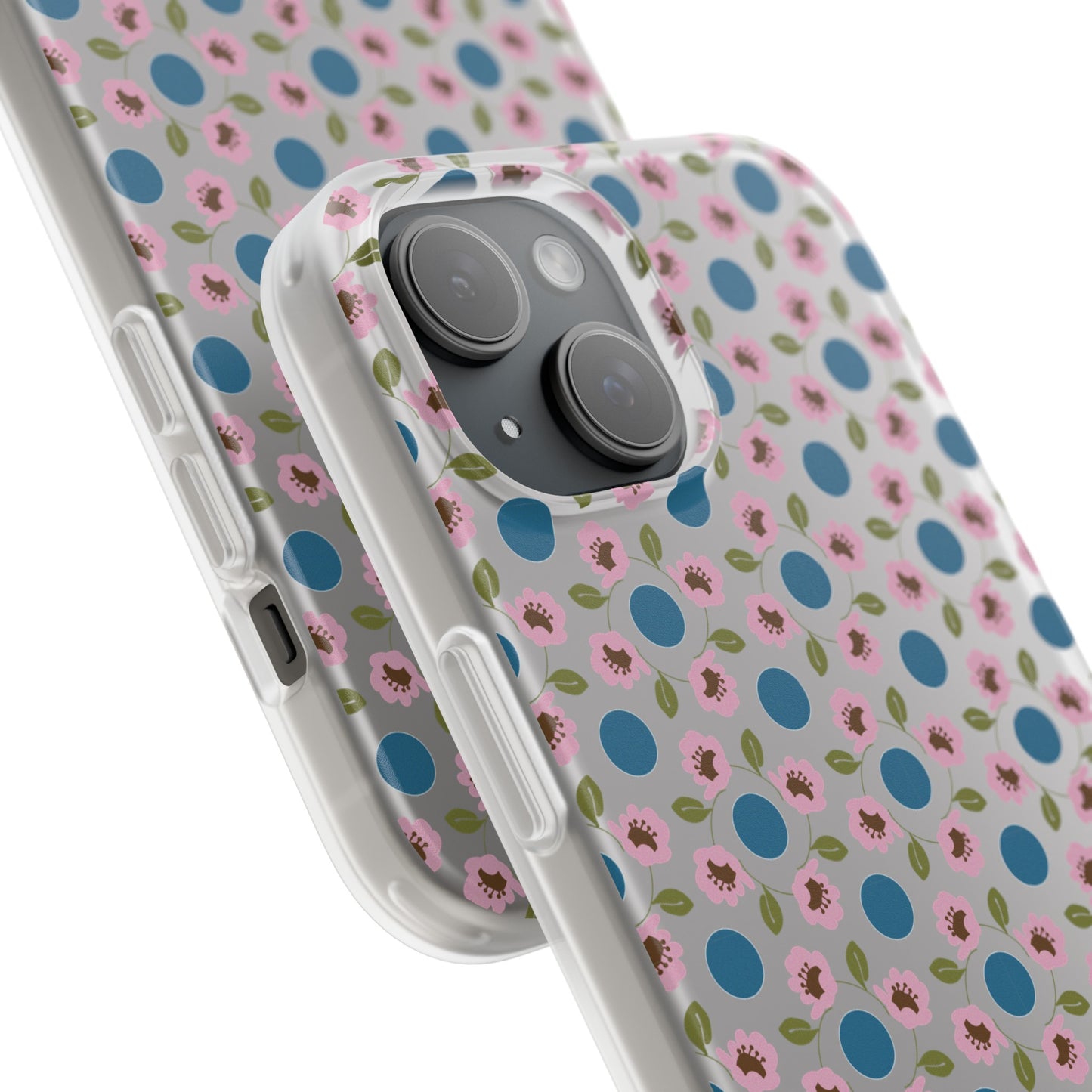 Wildflowers with Dots Flexi Cases for iPhone