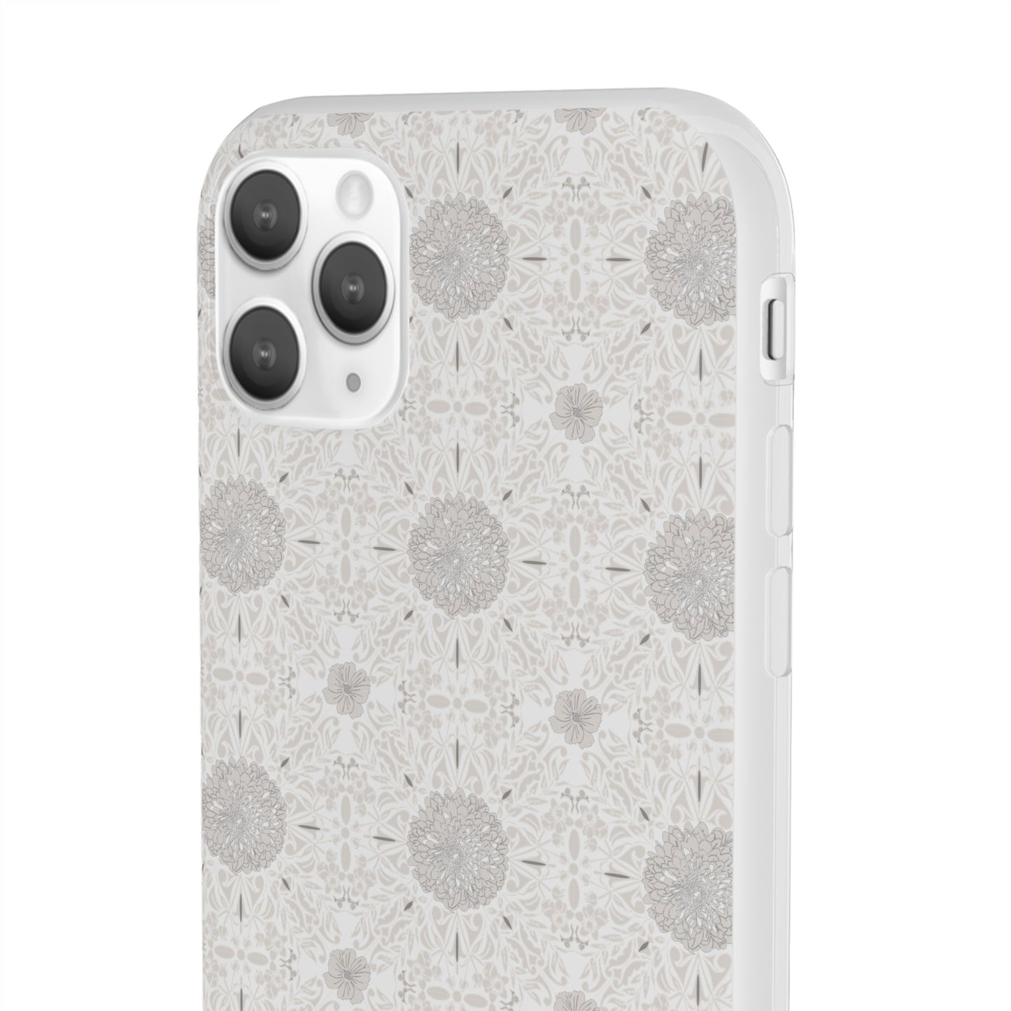 New Nouveau in Gray Flexi Cases for iPhone