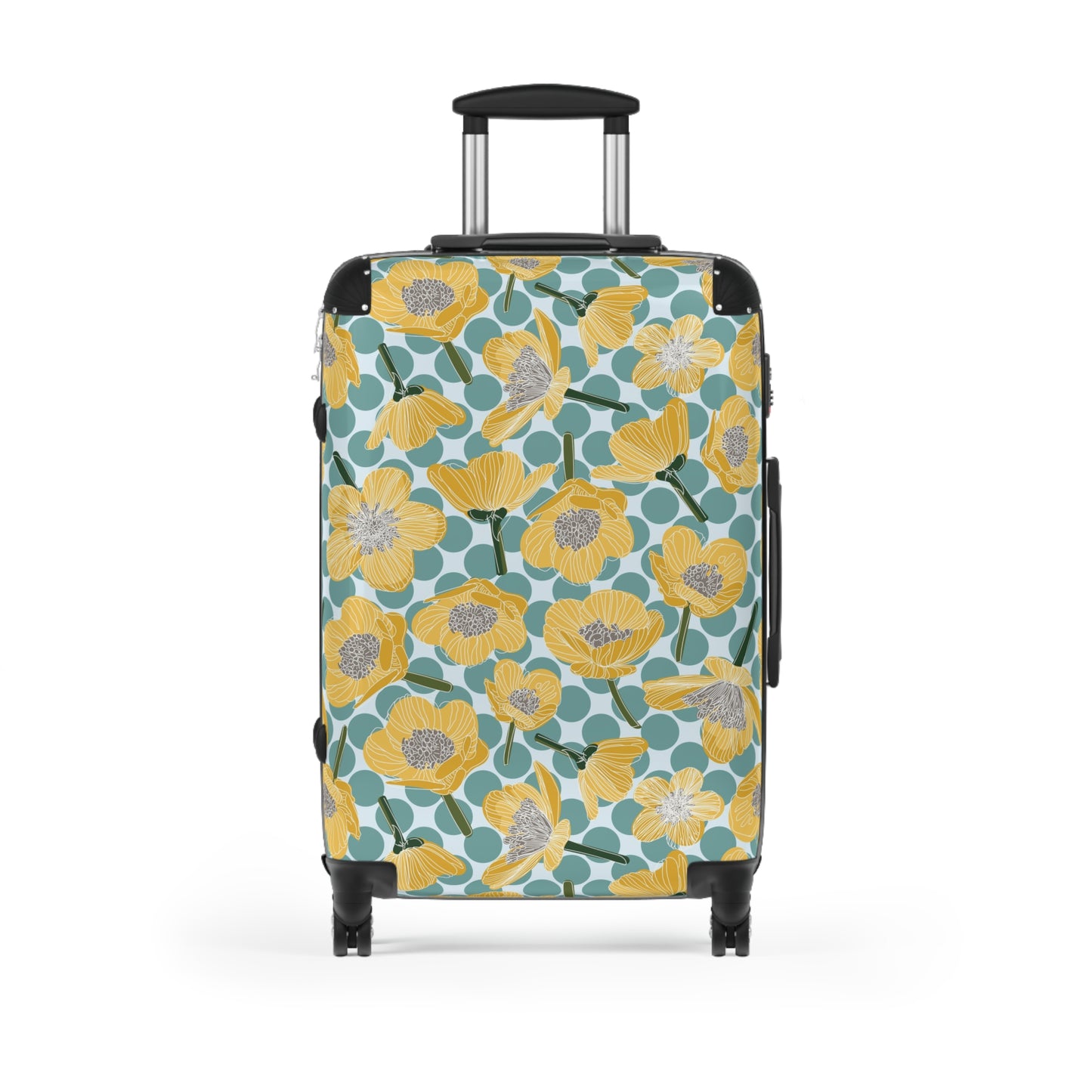 Buttercups and Polka Dots Suitcase