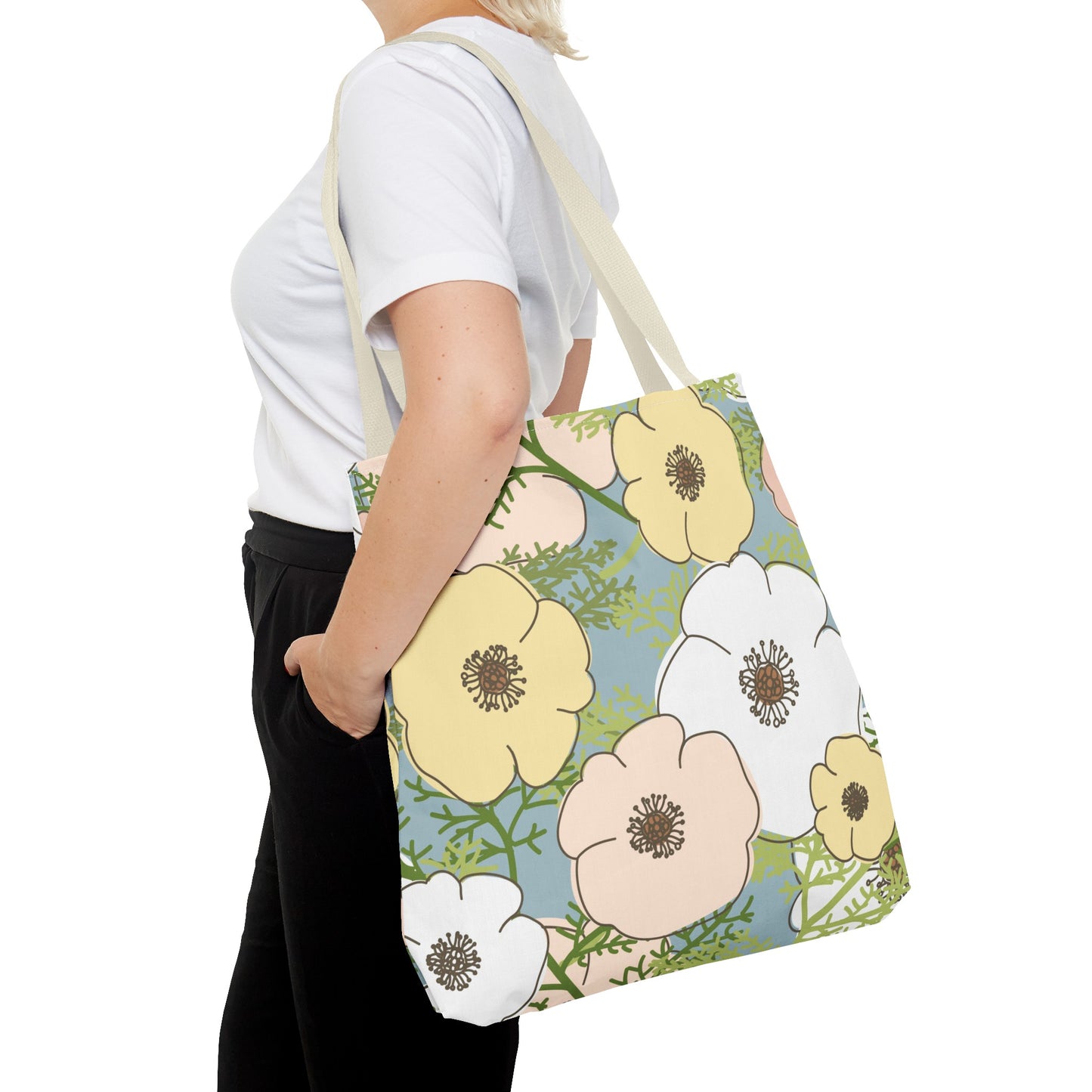 Playful Poppies Tote Bag