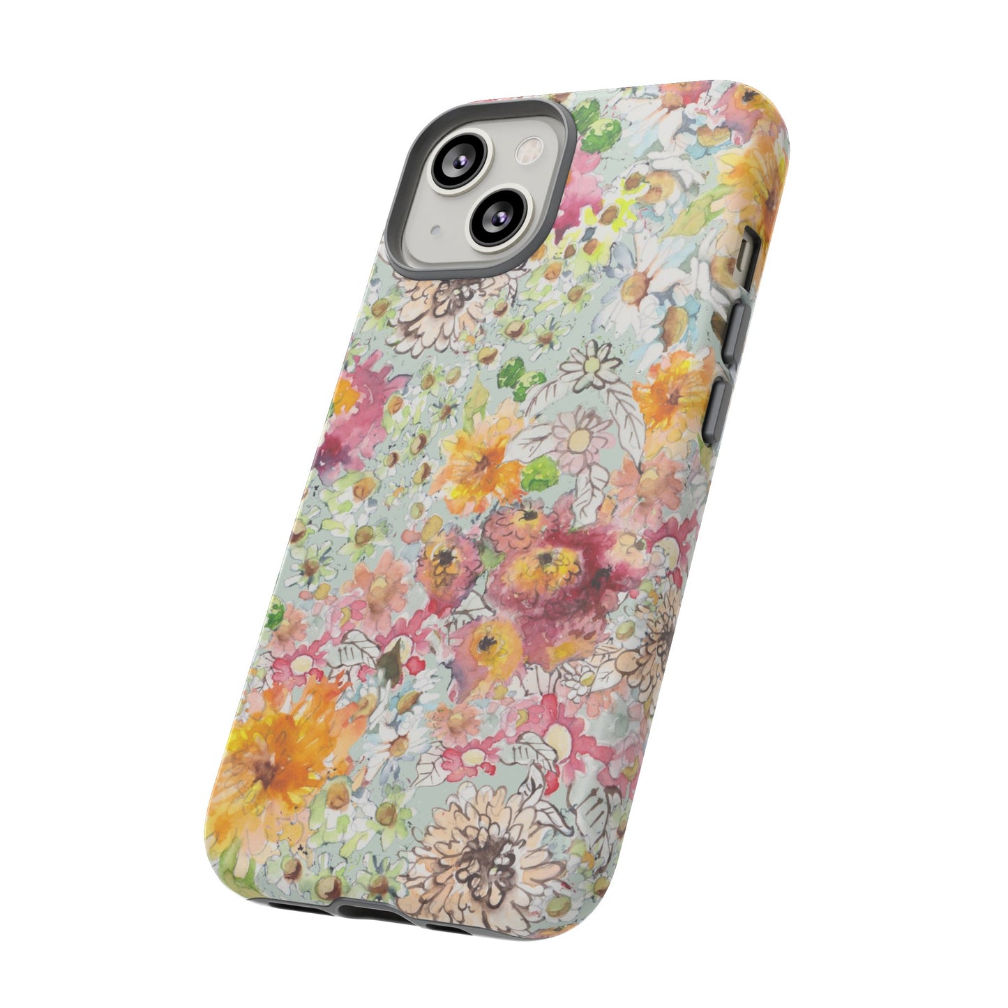 Farmhouse Floral Tough Cases for iPhone