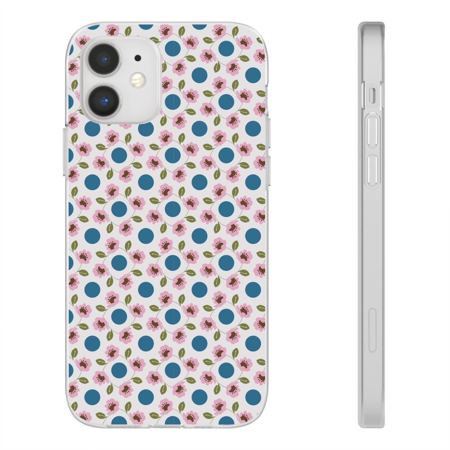 Wildflowers with Dots Flexi Cases for iPhone