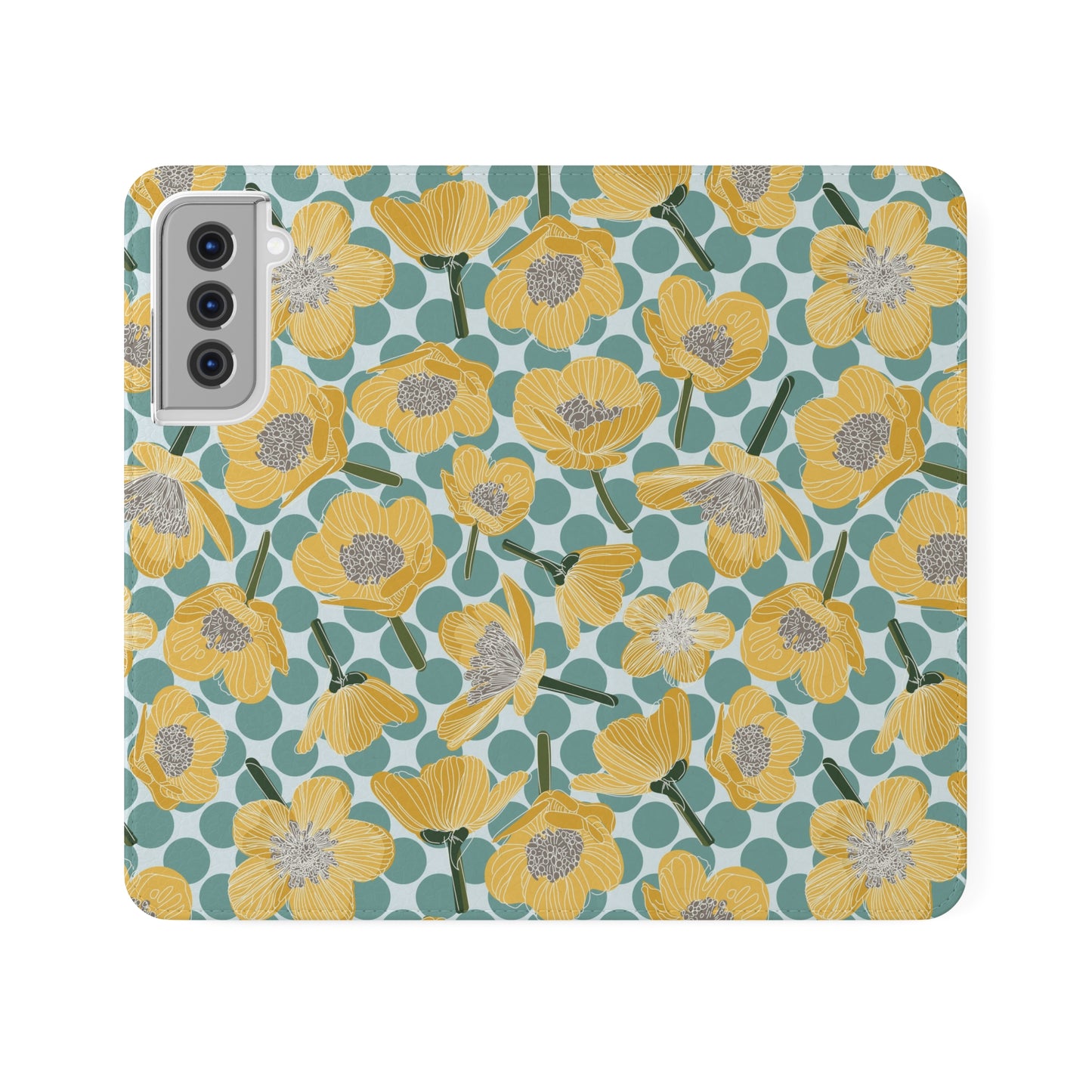 Buttercups and Polka Dots Flip Cases for Samsung