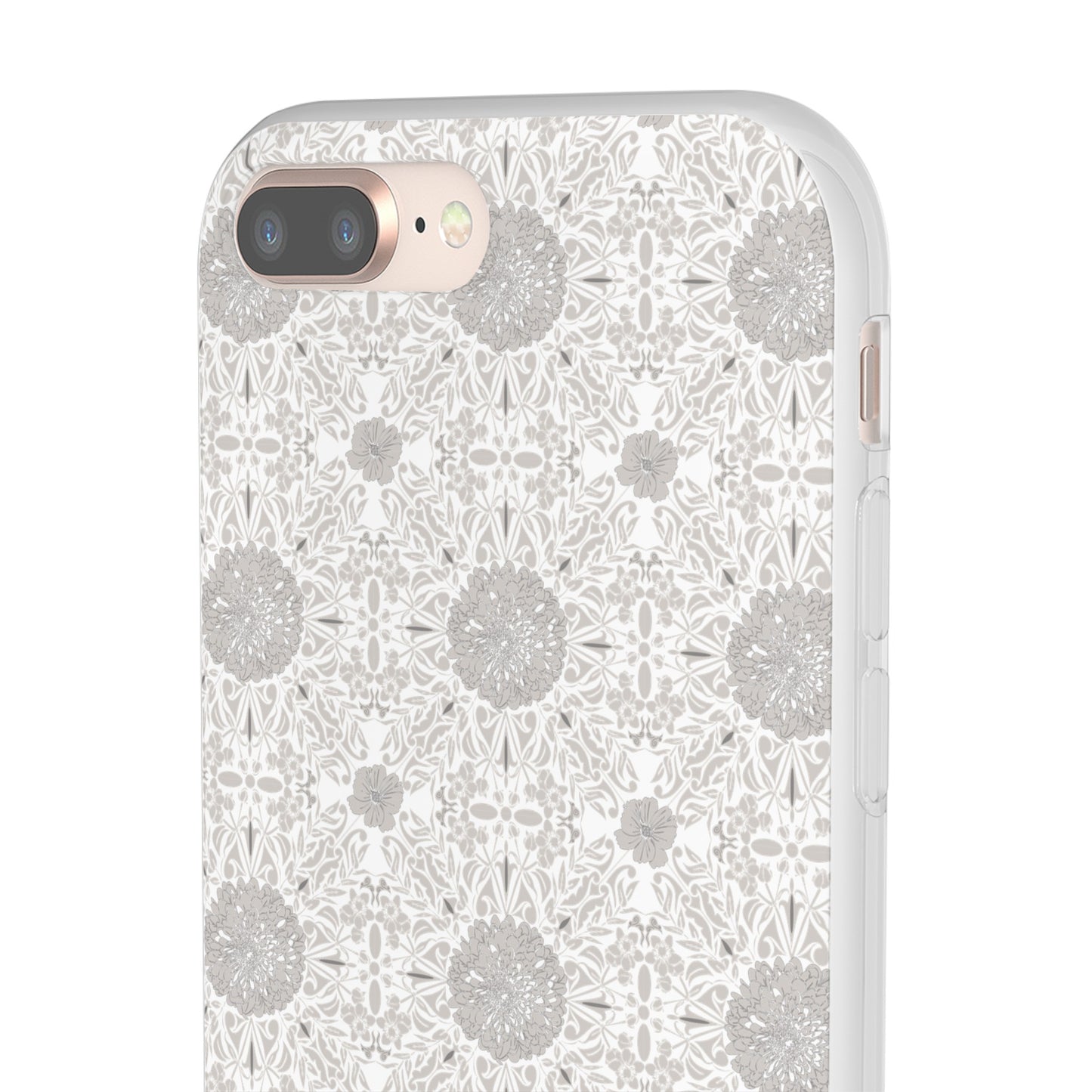 New Nouveau in Gray Flexi Cases for iPhone