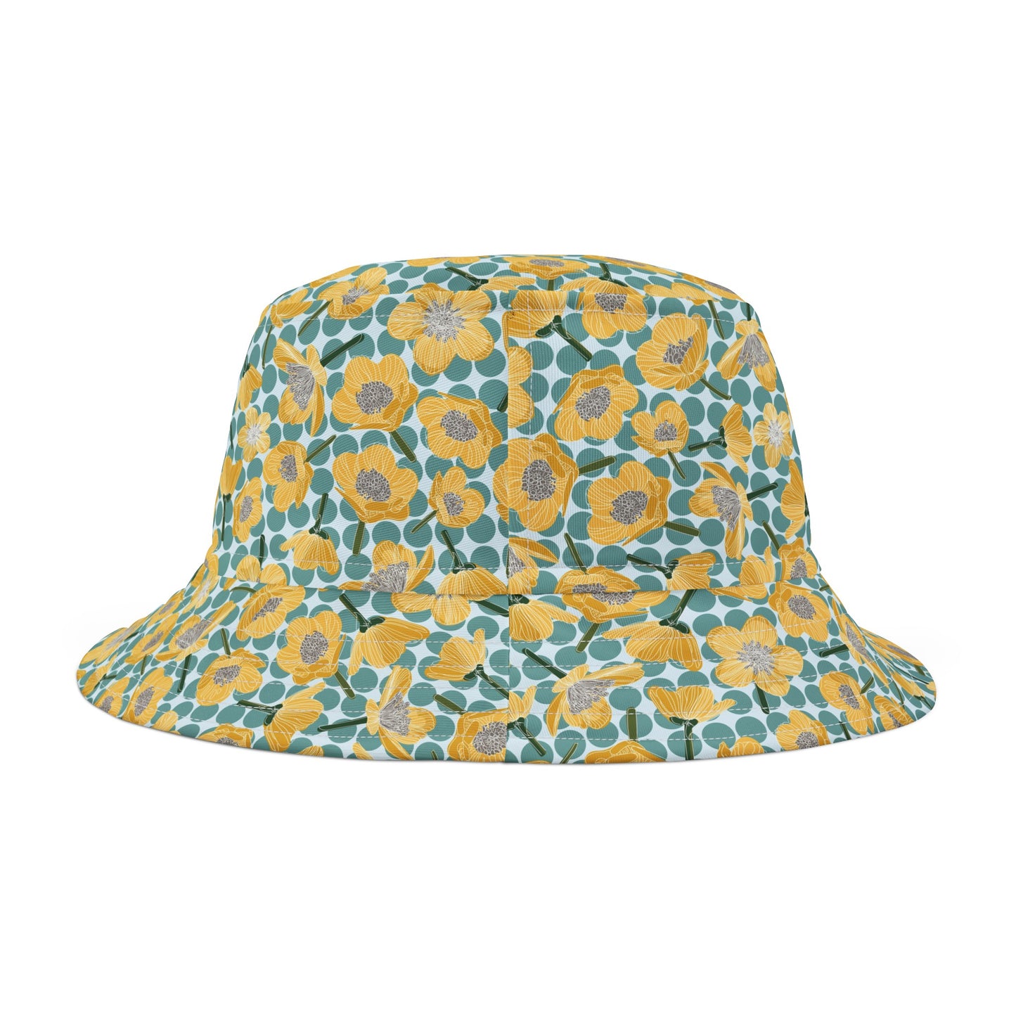 Buttercups and Polka Dots Bucket Hat