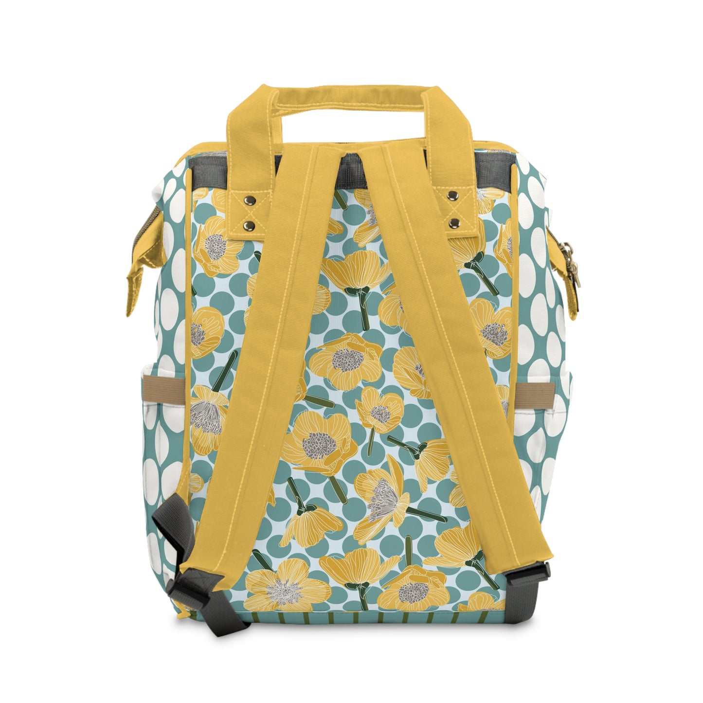 Buttercups and Polka Dots Multifunctional Diaper Backpack